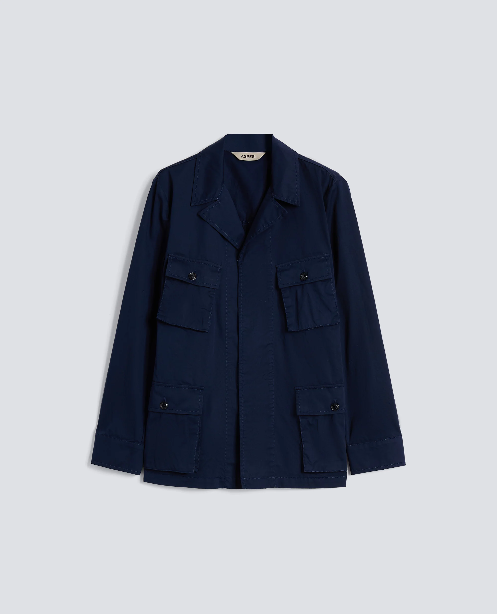 GIACCA LAOS IN COTONE EXTRA FINE - BLU