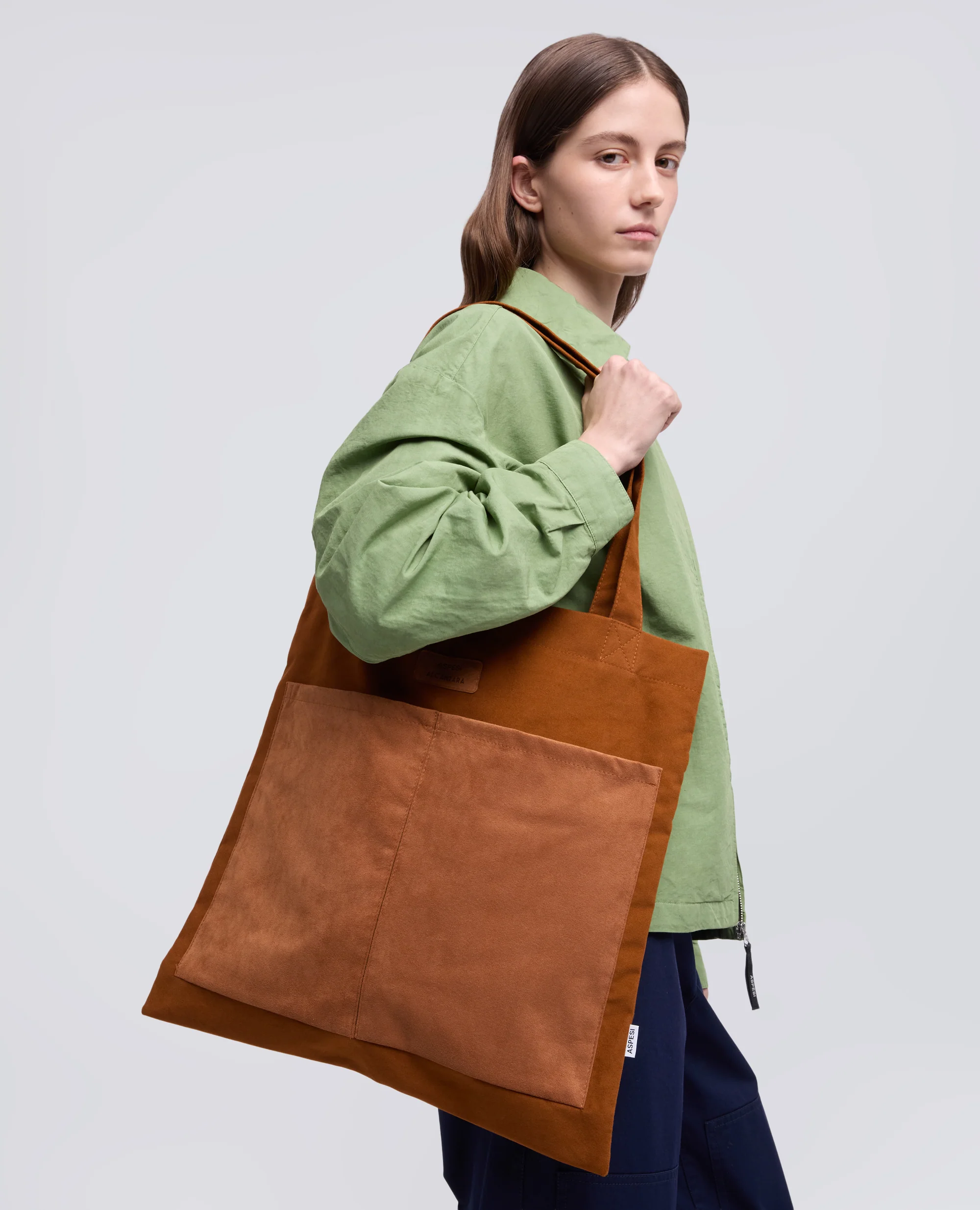 BORSA SHOPPING IN ALCANTARA® - RUGGINE - Image 2