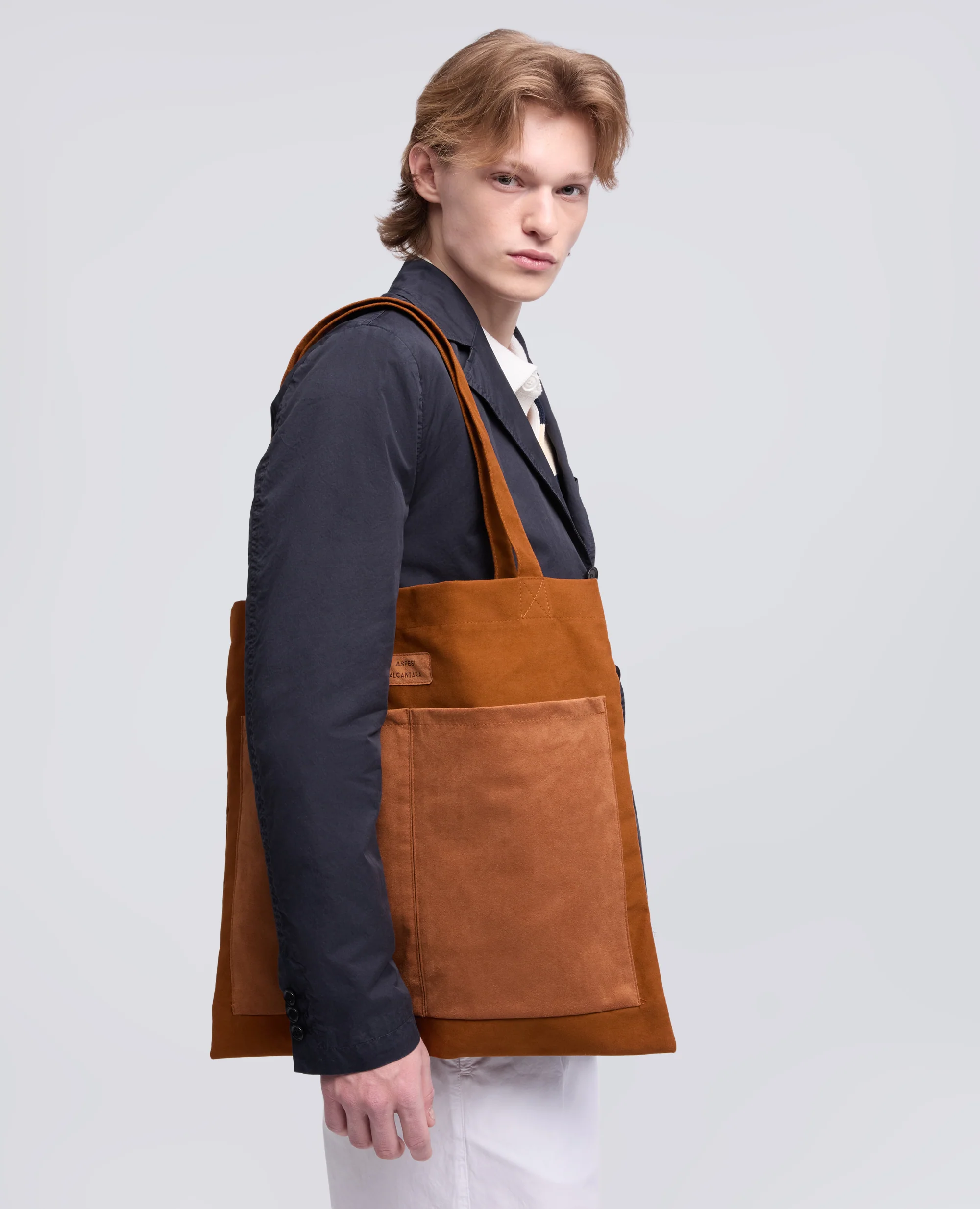 BORSA SHOPPING IN ALCANTARA® - RUGGINE - Image 4