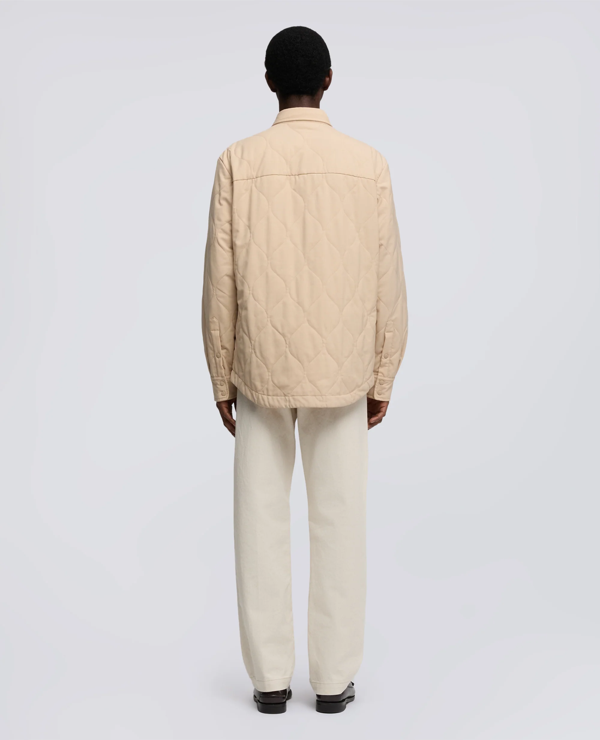CAMICIA MOD. 13 IN LANA-POLIESTERE - NATURALE - Image 3