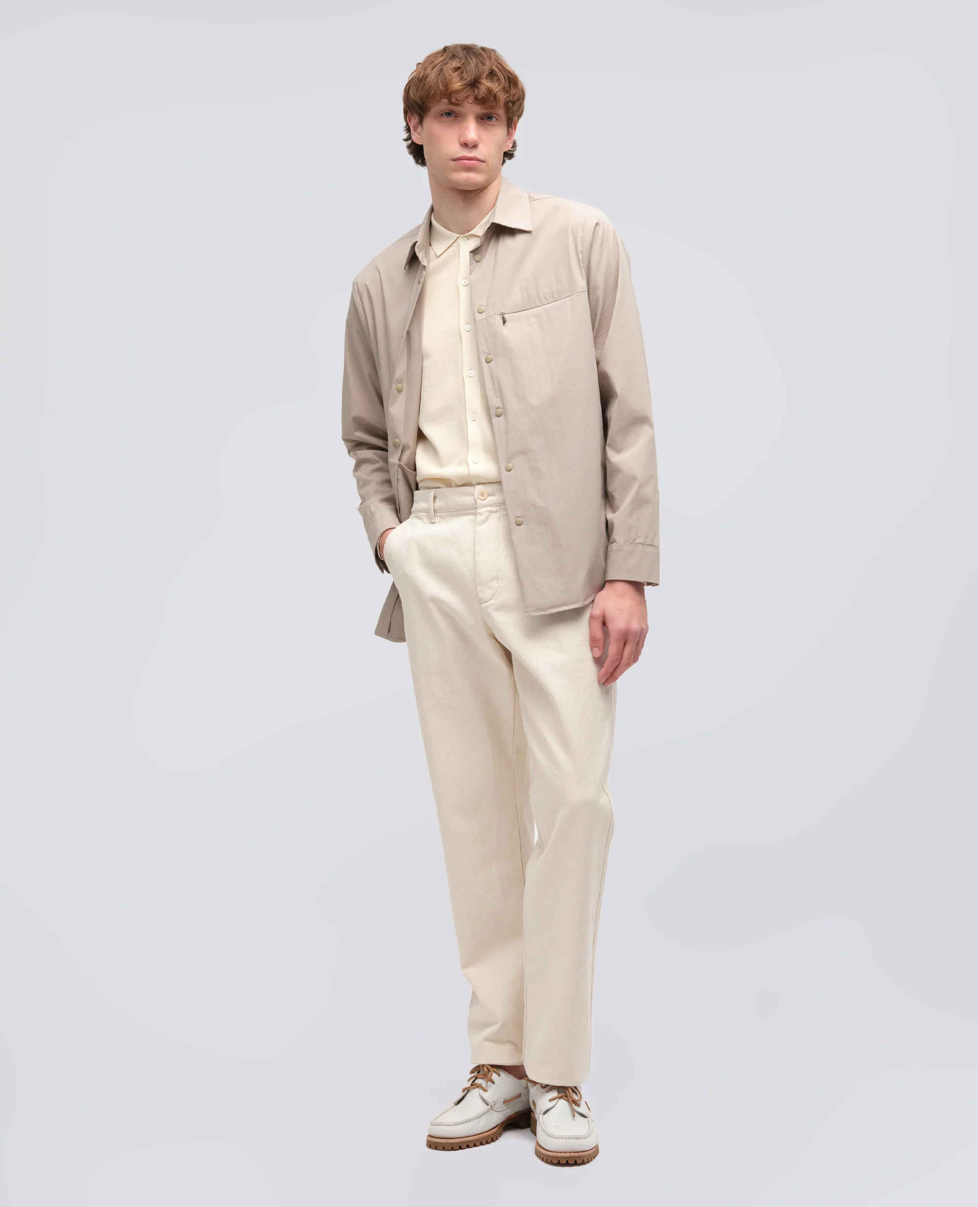 CAMICIA IN POPELINE COTONE-NYLON STRETCH - COLONIALE - Image 2
