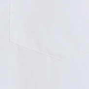 CAMICIA CLASSICA IN POPELINE DI COTONE CON TASCHINO - BIANCO - Image 5
