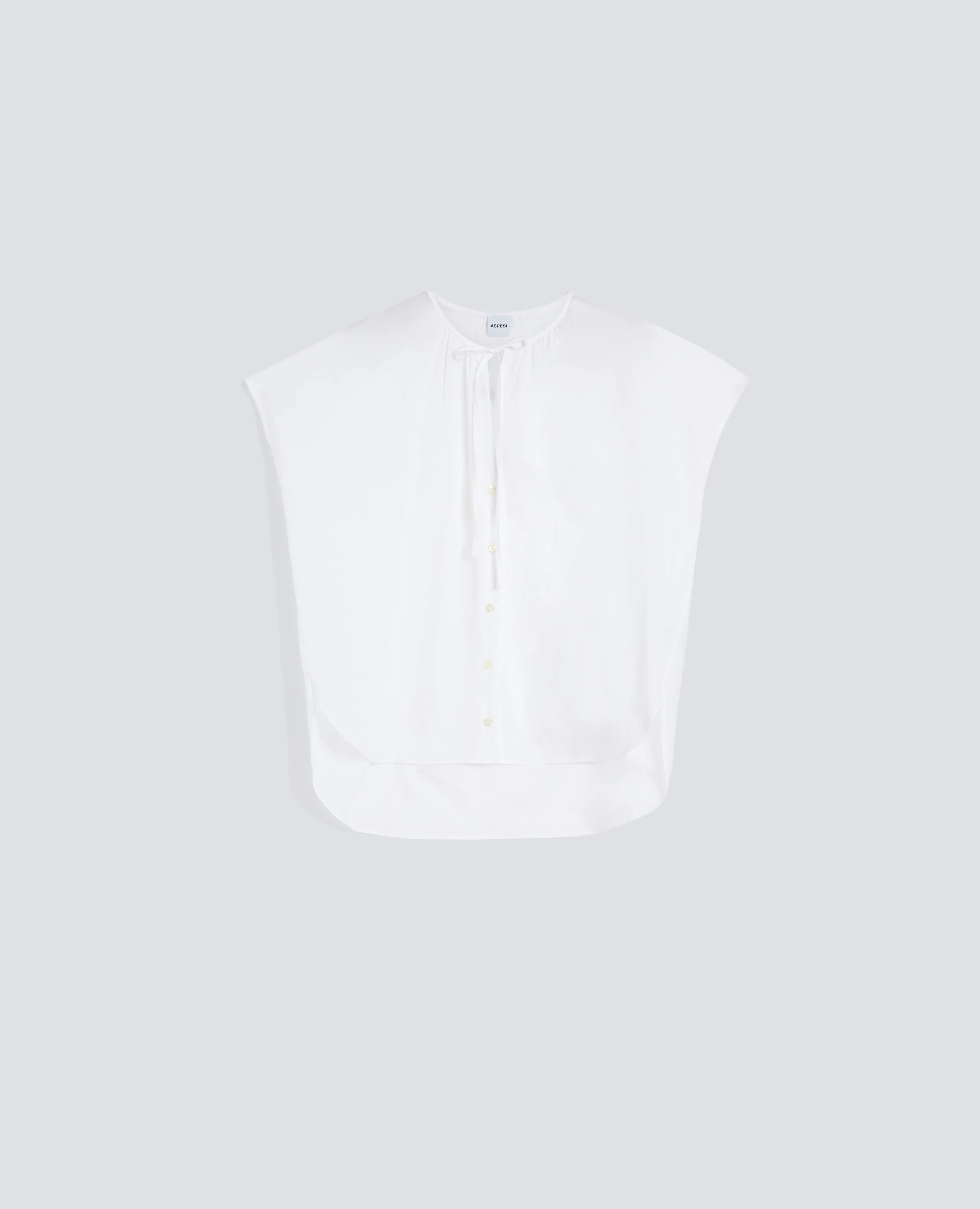 CAMICIA IN MUSSOLA DI COTONE - BIANCO