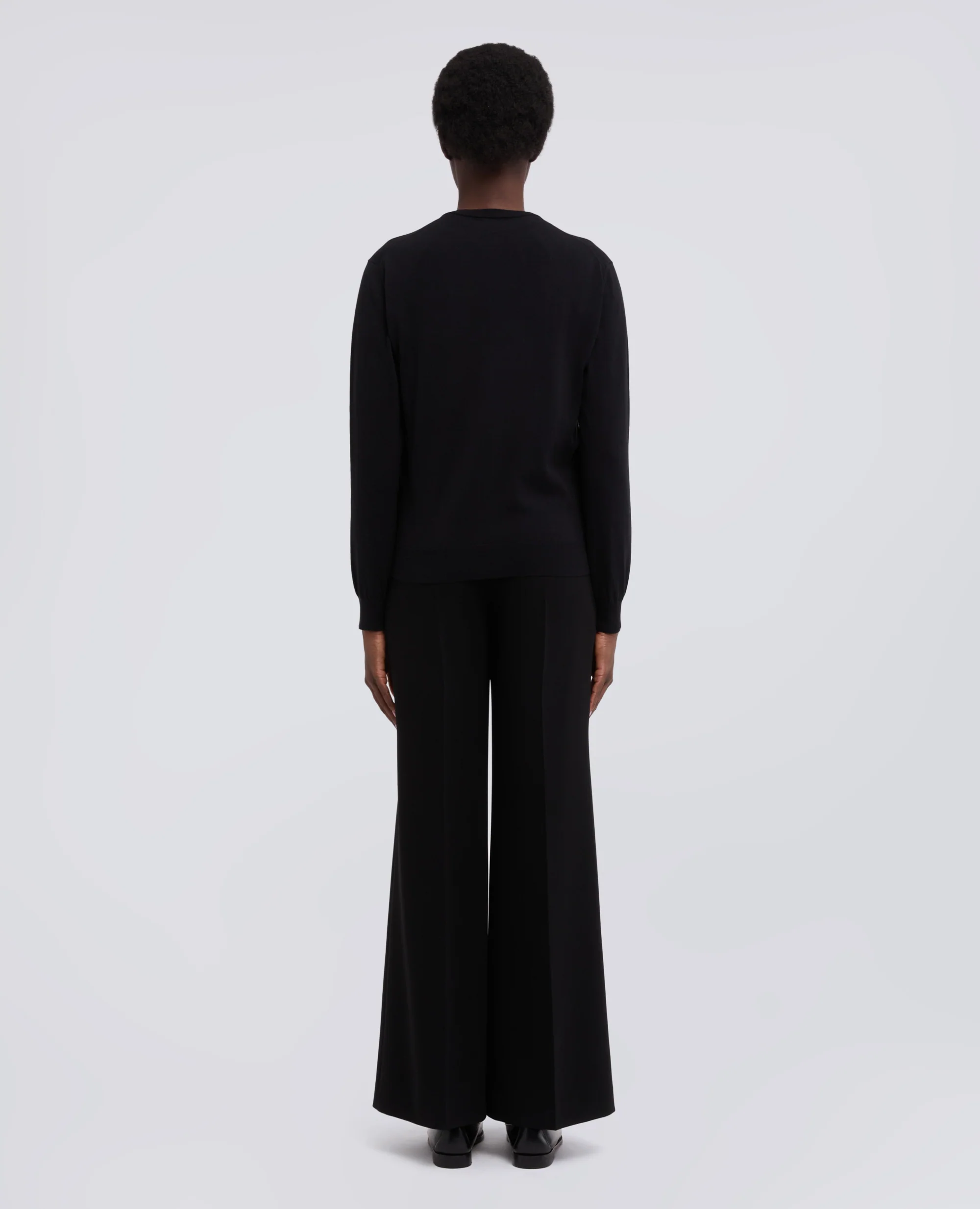 CARGIDAN GIROCOLLO IN COTONE - NERO - Image 3