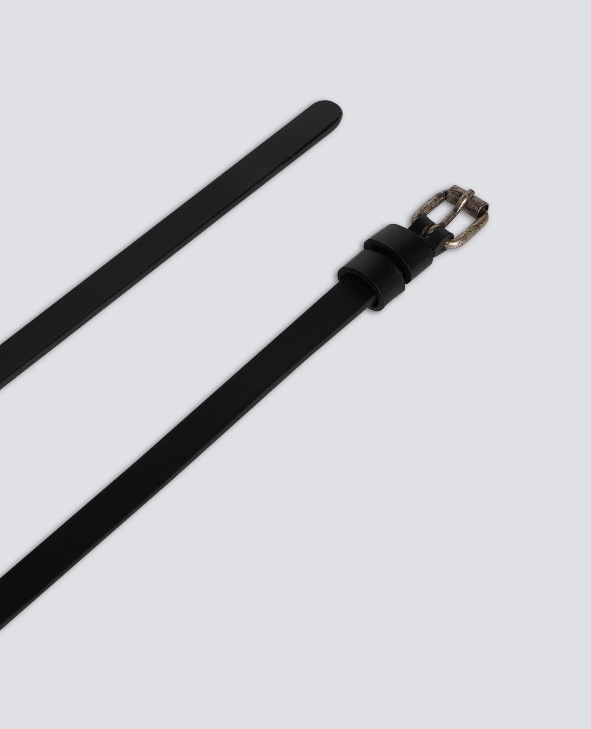 CINTURA DA DONNA IN PELLE - NERO - Image 2