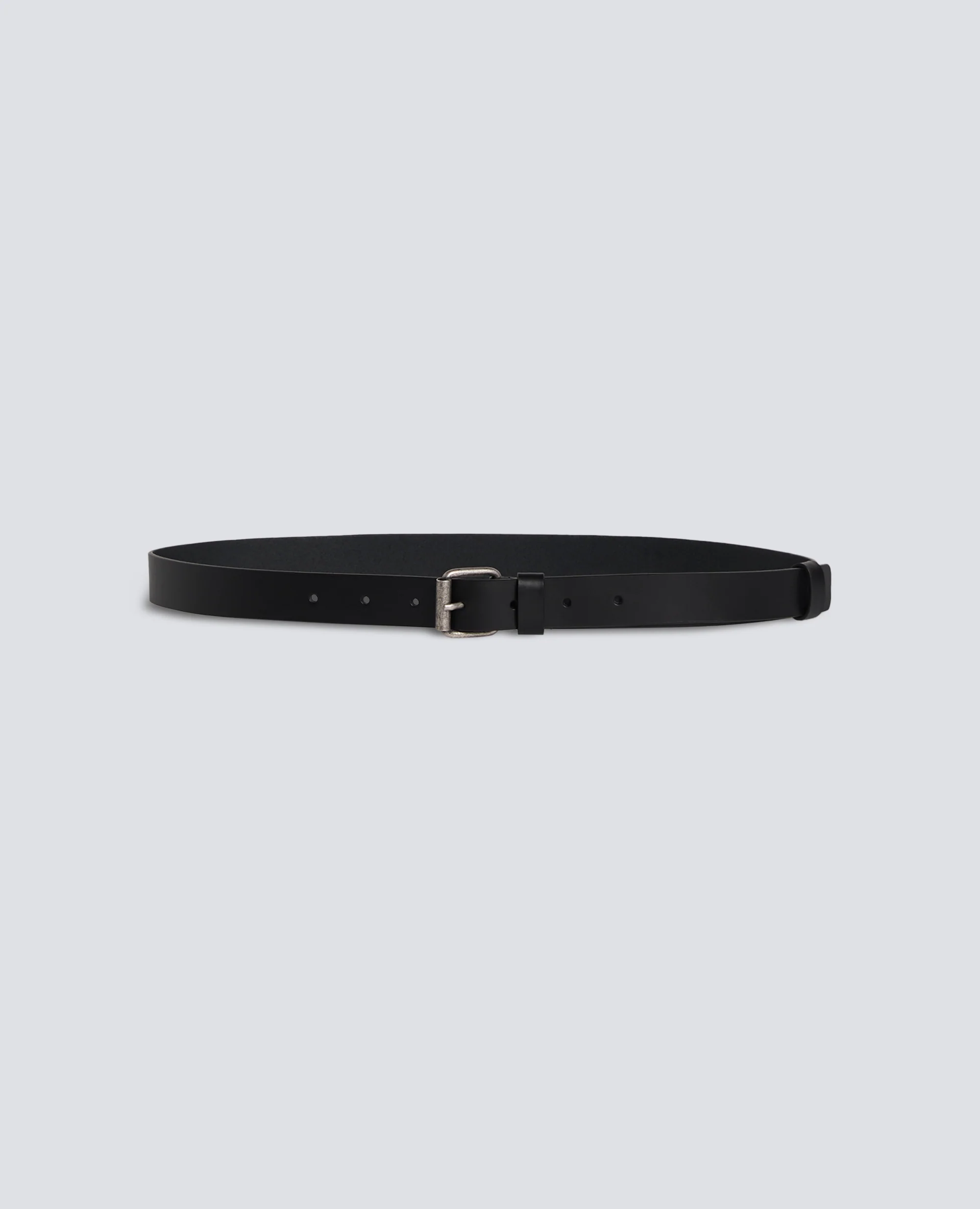CINTURA DA UOMO IN PELLE - NERO