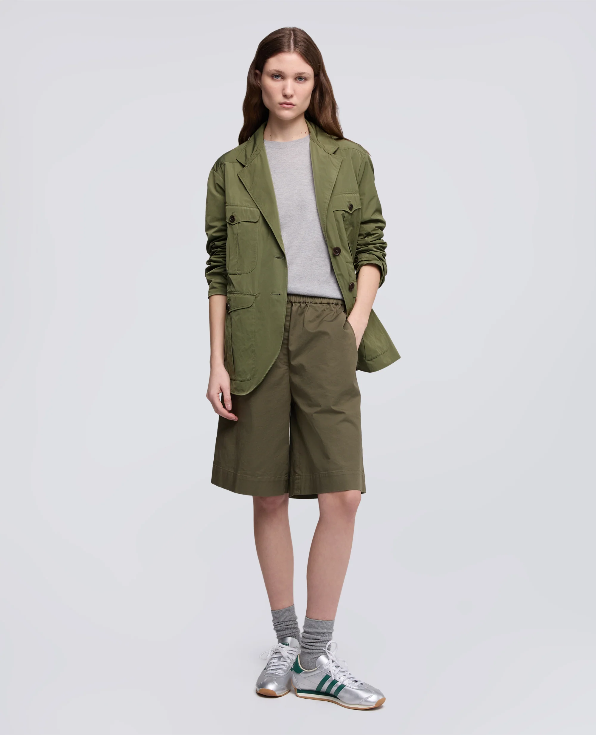 GIACCA IN TAFFETAS - VERDE - Image 2