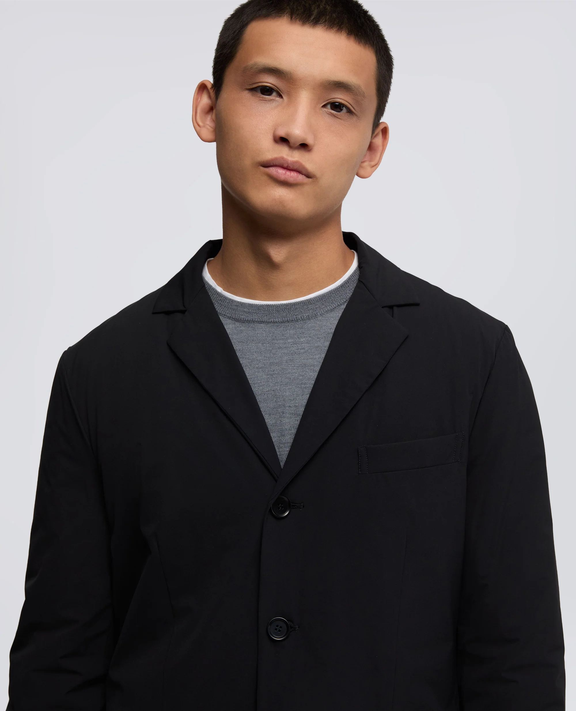 GIACCA IN NYLON - NERO - Image 4