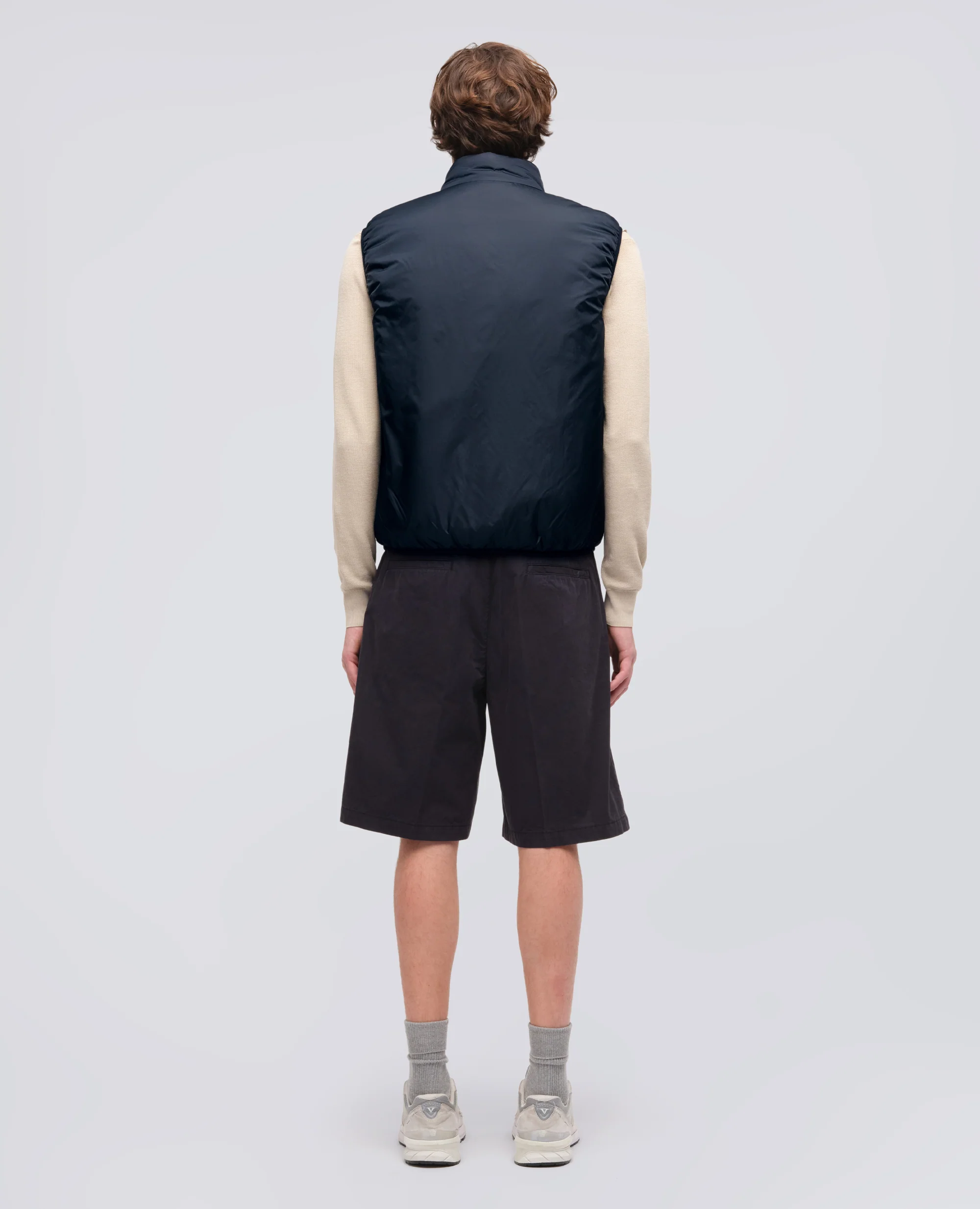 GILET JIL IN NYLON - NAVY - Image 3