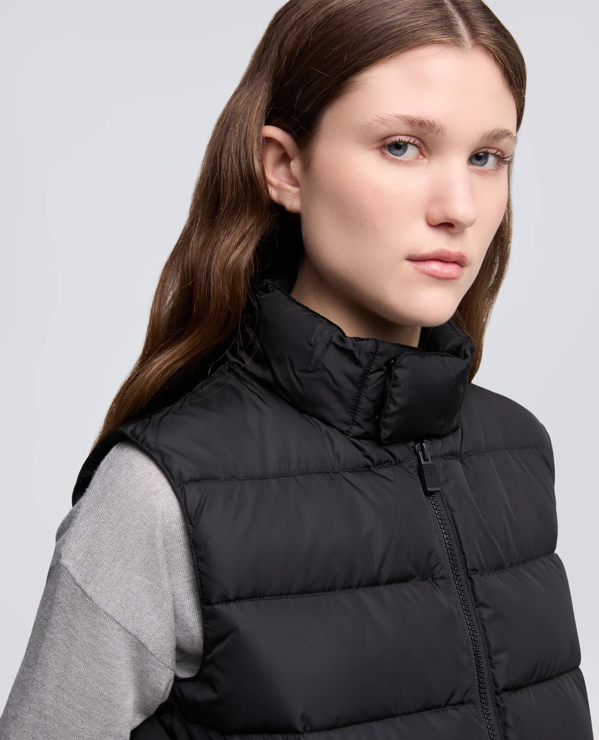 GILET NEW MINNIE IN NYLON RICICLATO - NERO - Image 4