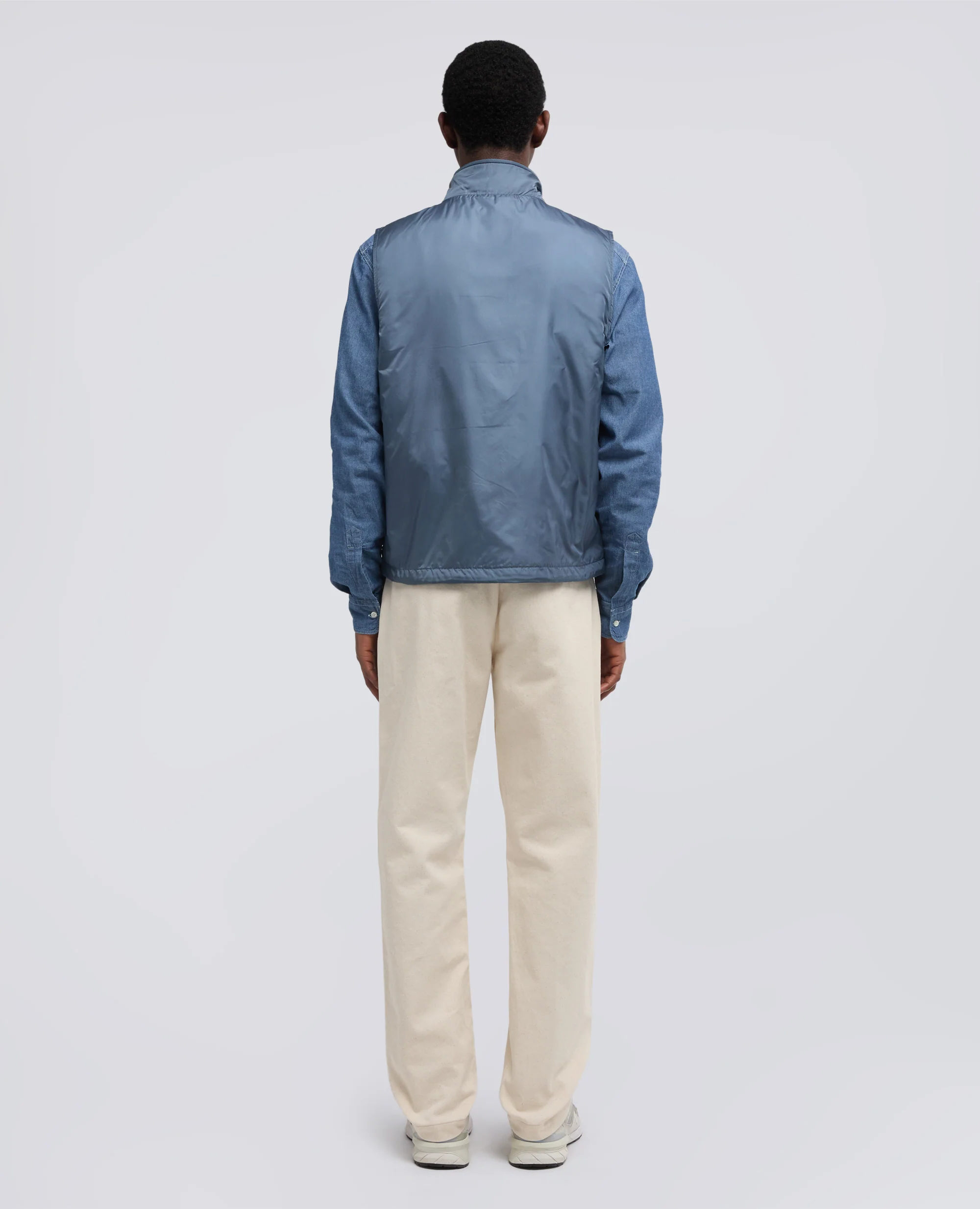 GILET VERNES IN NYLON - AVIO - Image 3
