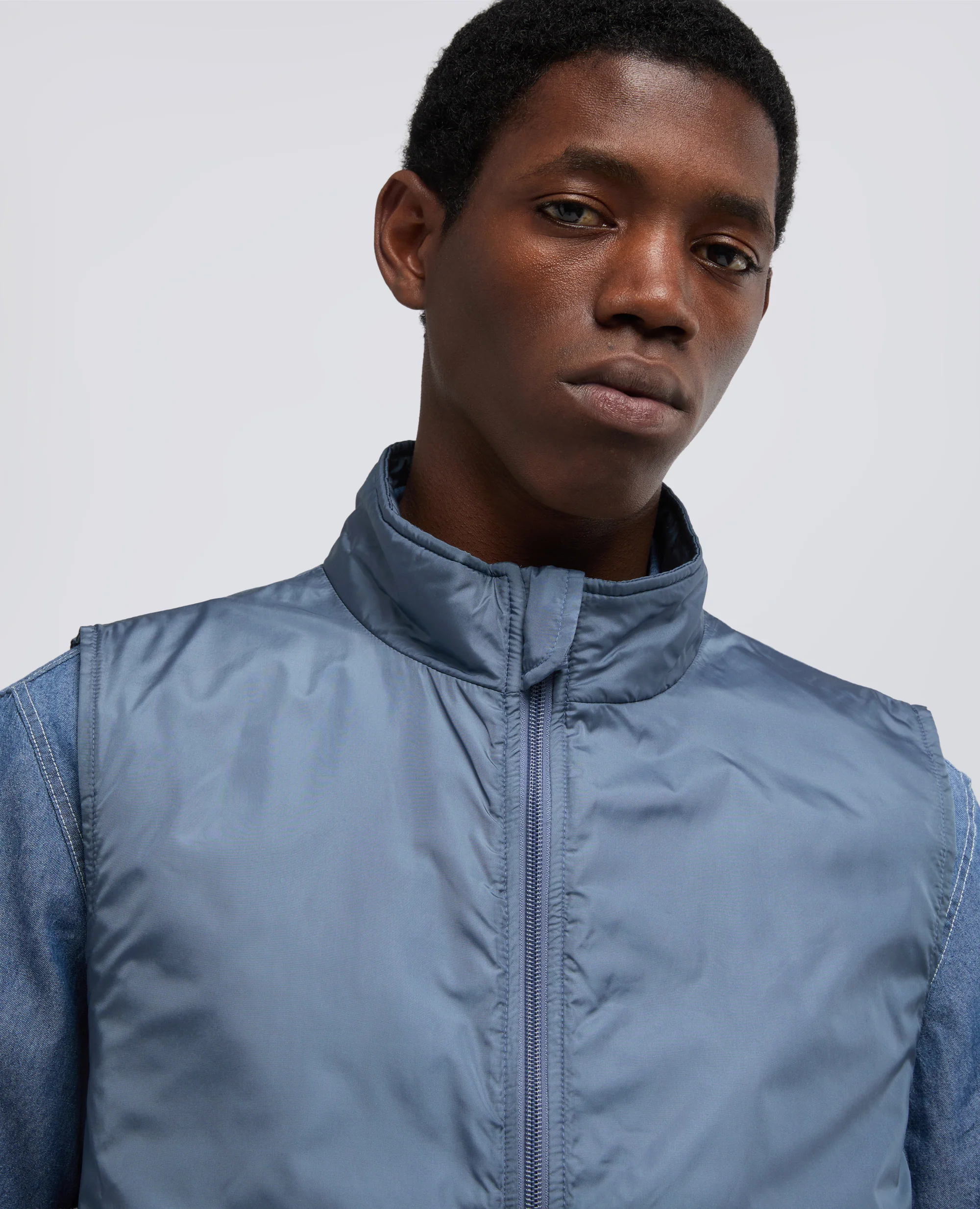 GILET VERNES IN NYLON - AVIO - Image 4