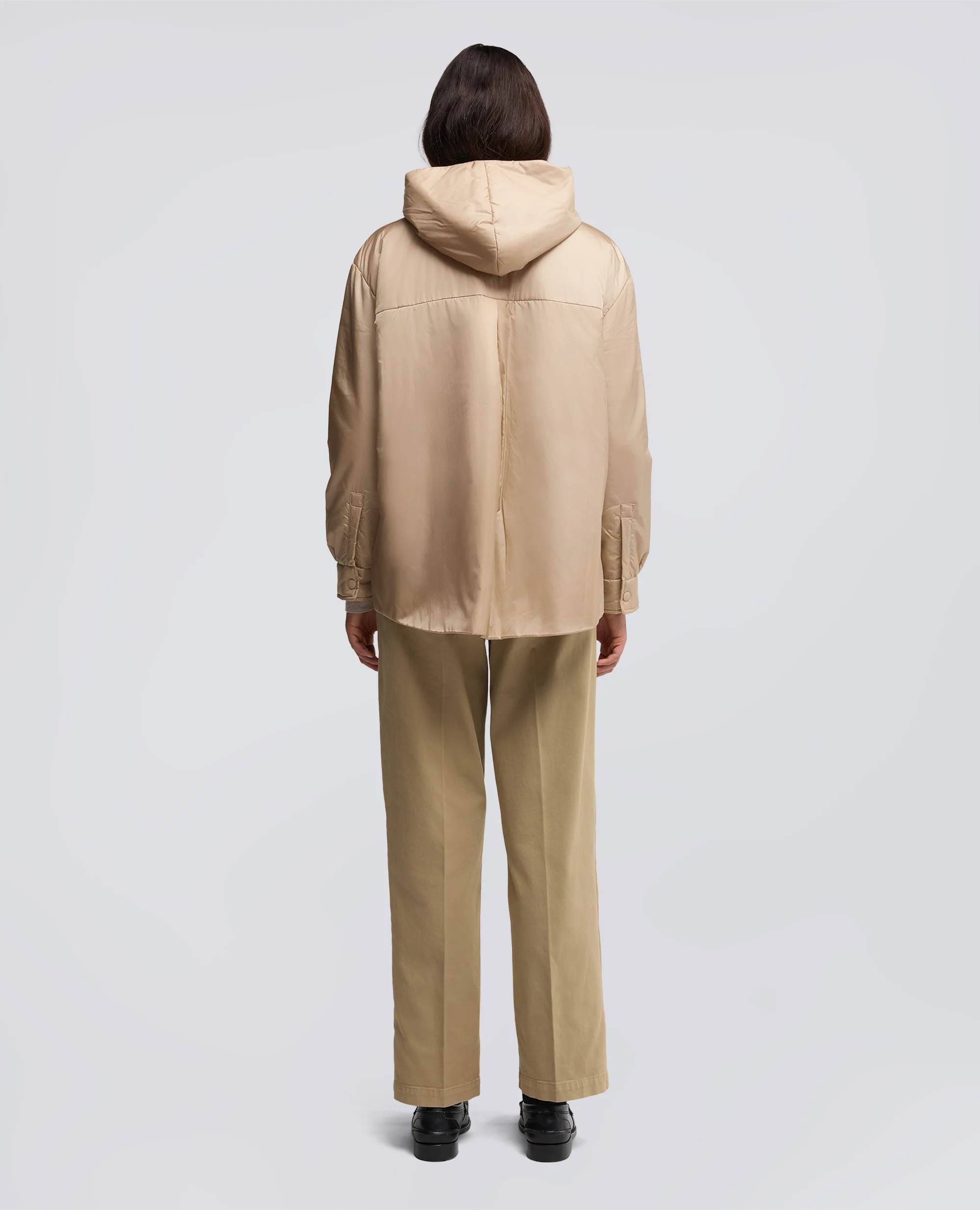 GIUBBOTTO BETH CON CAPPUCCIO - BEIGE - Image 3