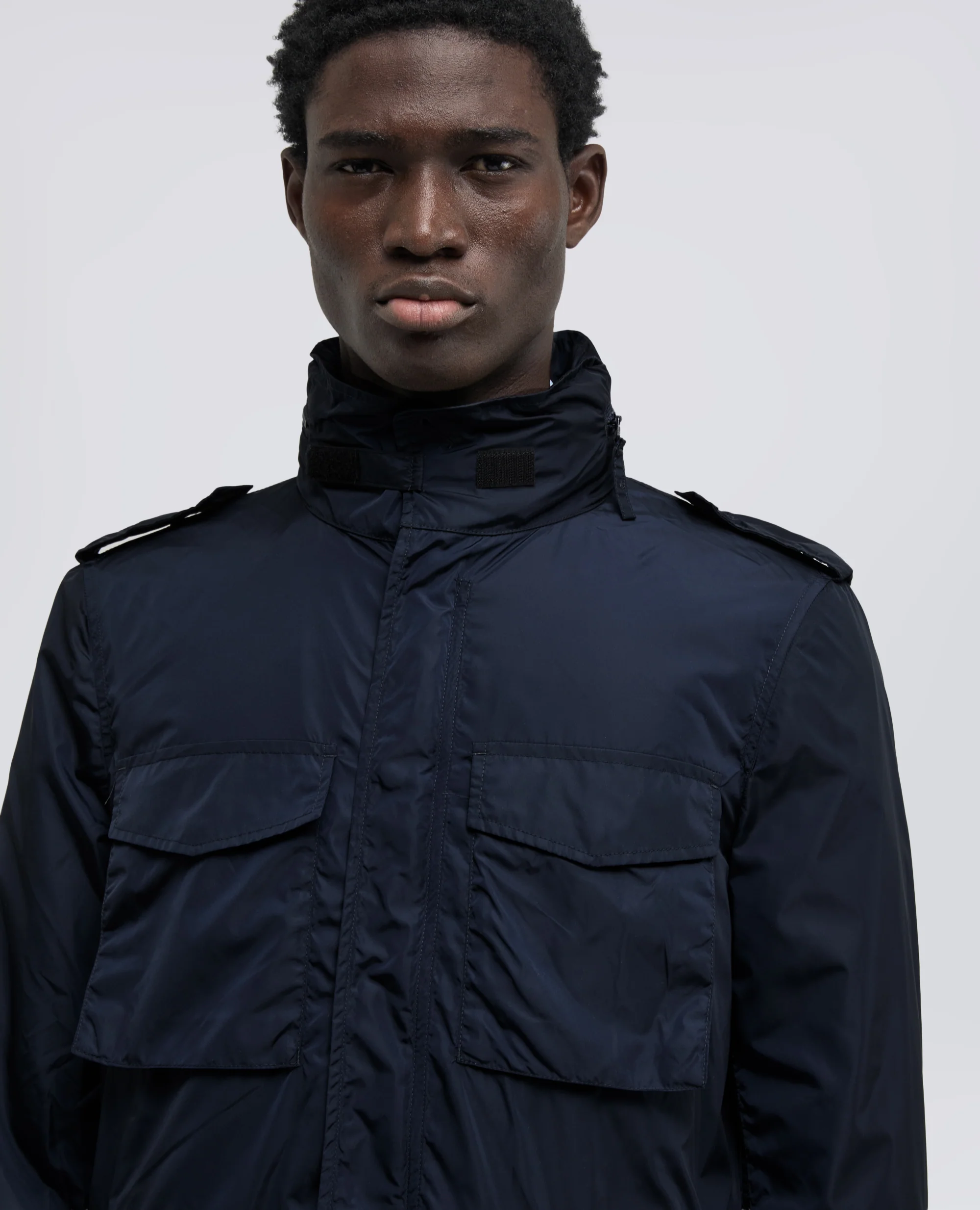 GIUBBOTTO MINI FIELD 65 REPLICA IN NYLON - NAVY - Image 4