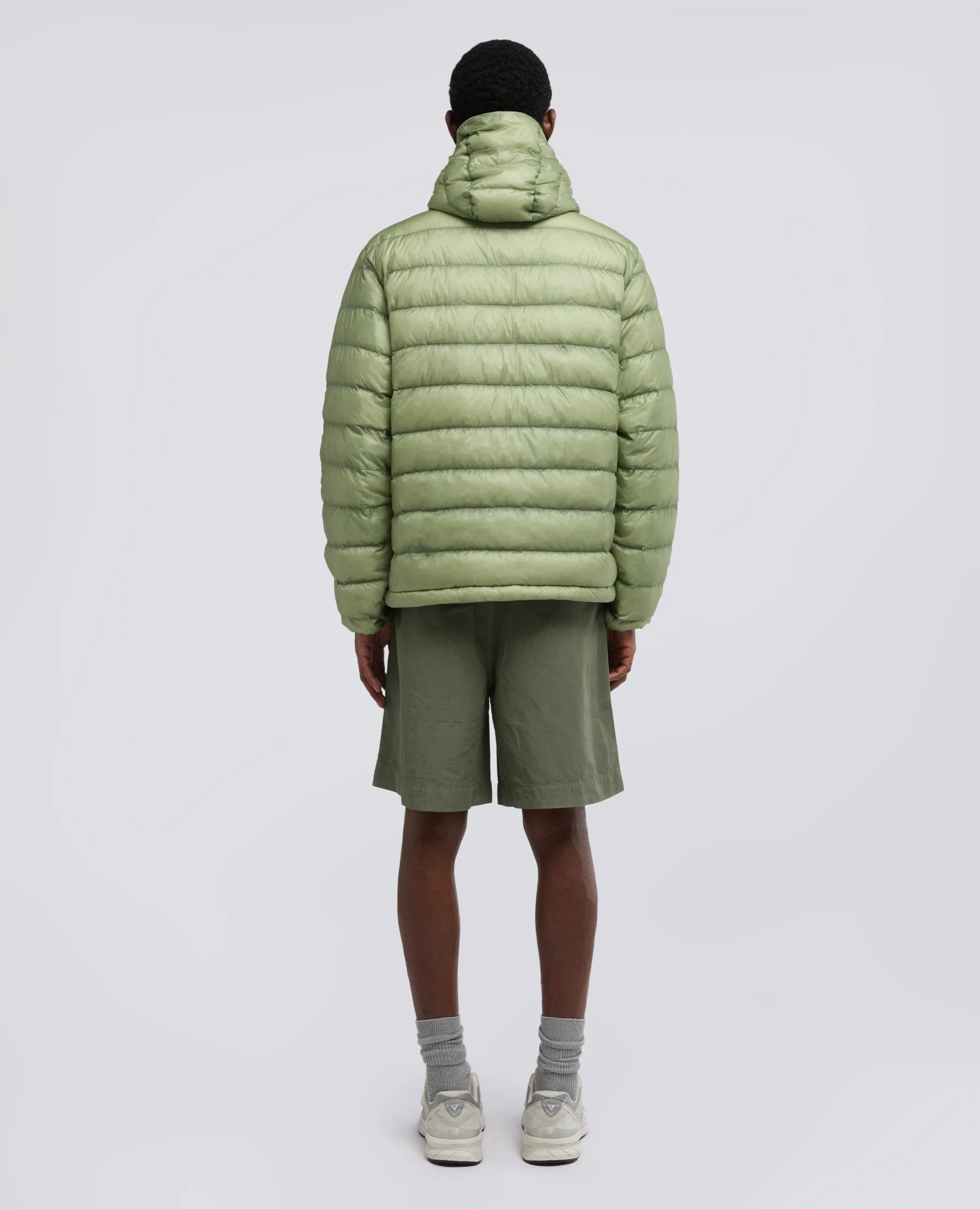 GIUBBOTTO TRAPUNTATO IN NYLON RIPSTOP PIUMA ULTRALIGHT - SALVIA - Image 3