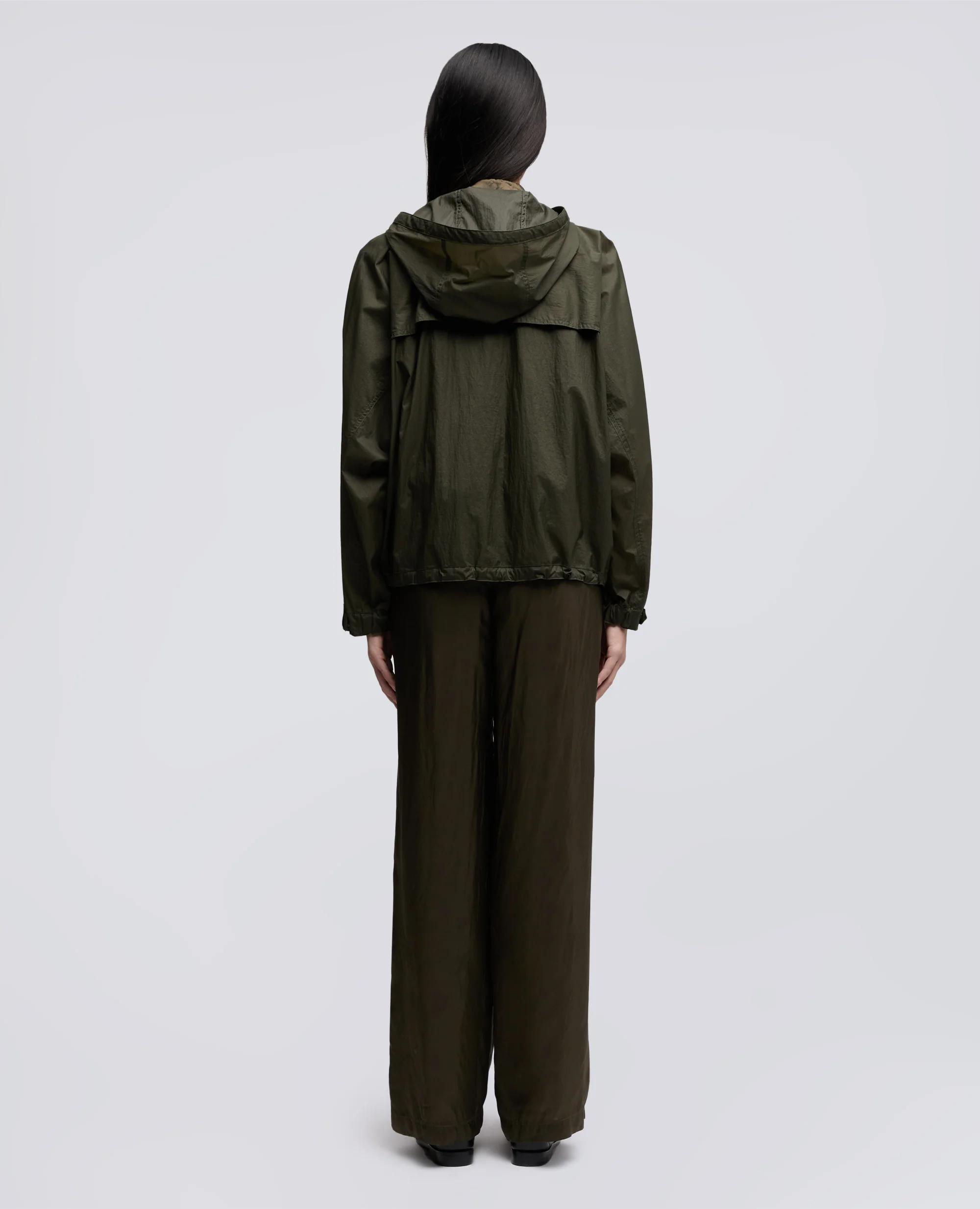 GIUBBOTTO SFODERATO IN NYLON - MILITARE - Image 3