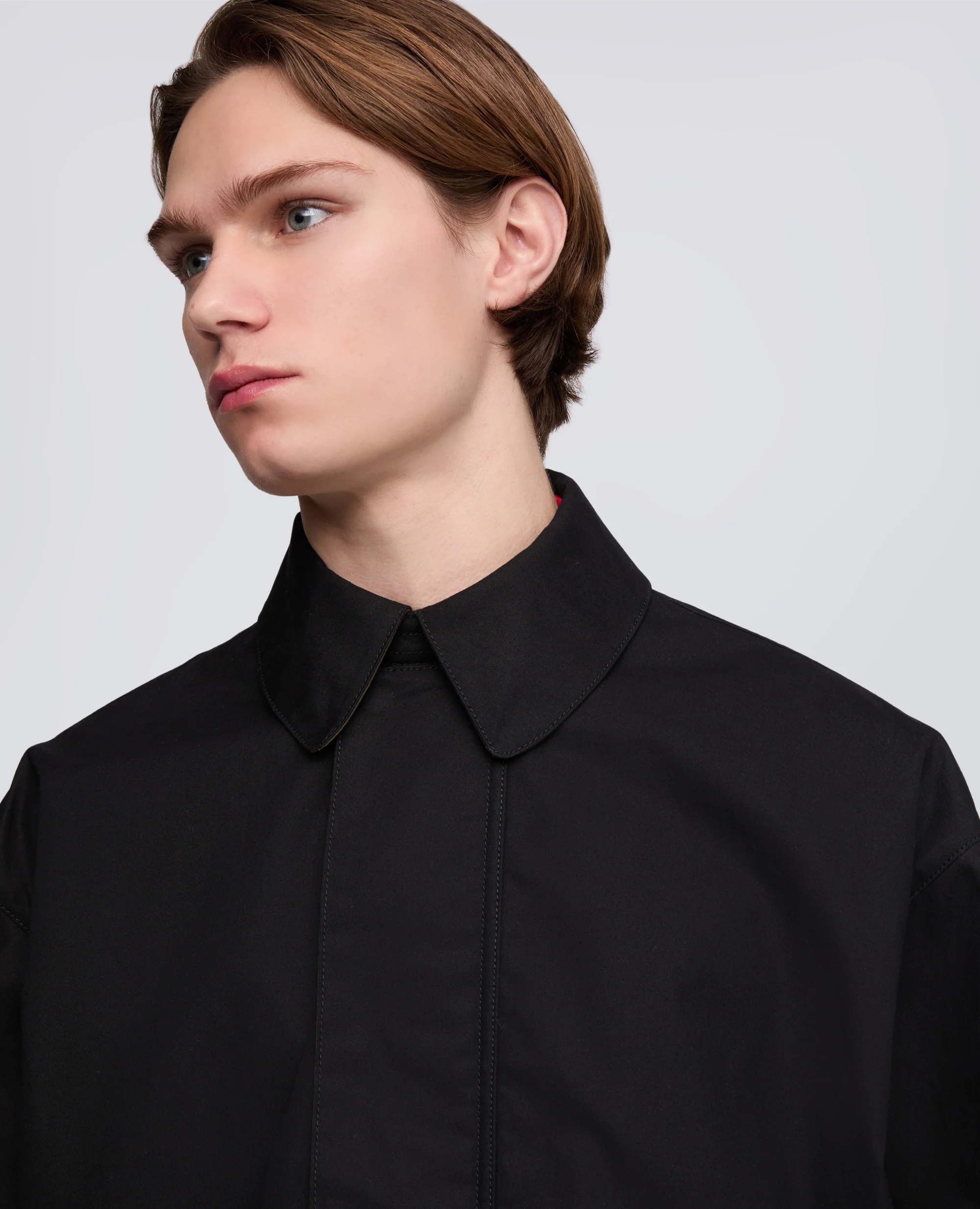 GIUBBOTTO IN COTONE DRY WAX - NERO - Image 4