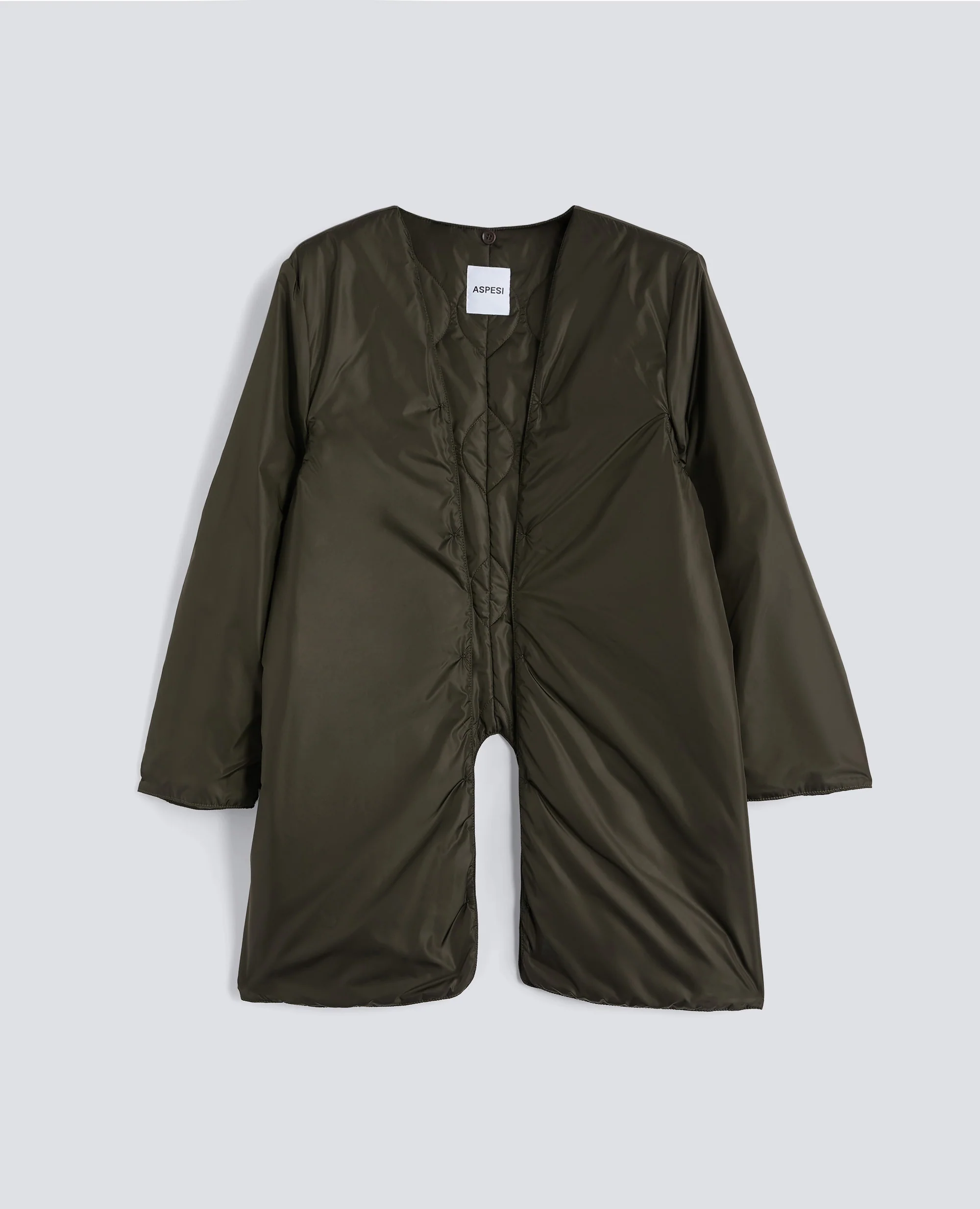 IMPERMEABILE IN POLIESTERE E NYLON COMPATTO - BEIGE - Image 6