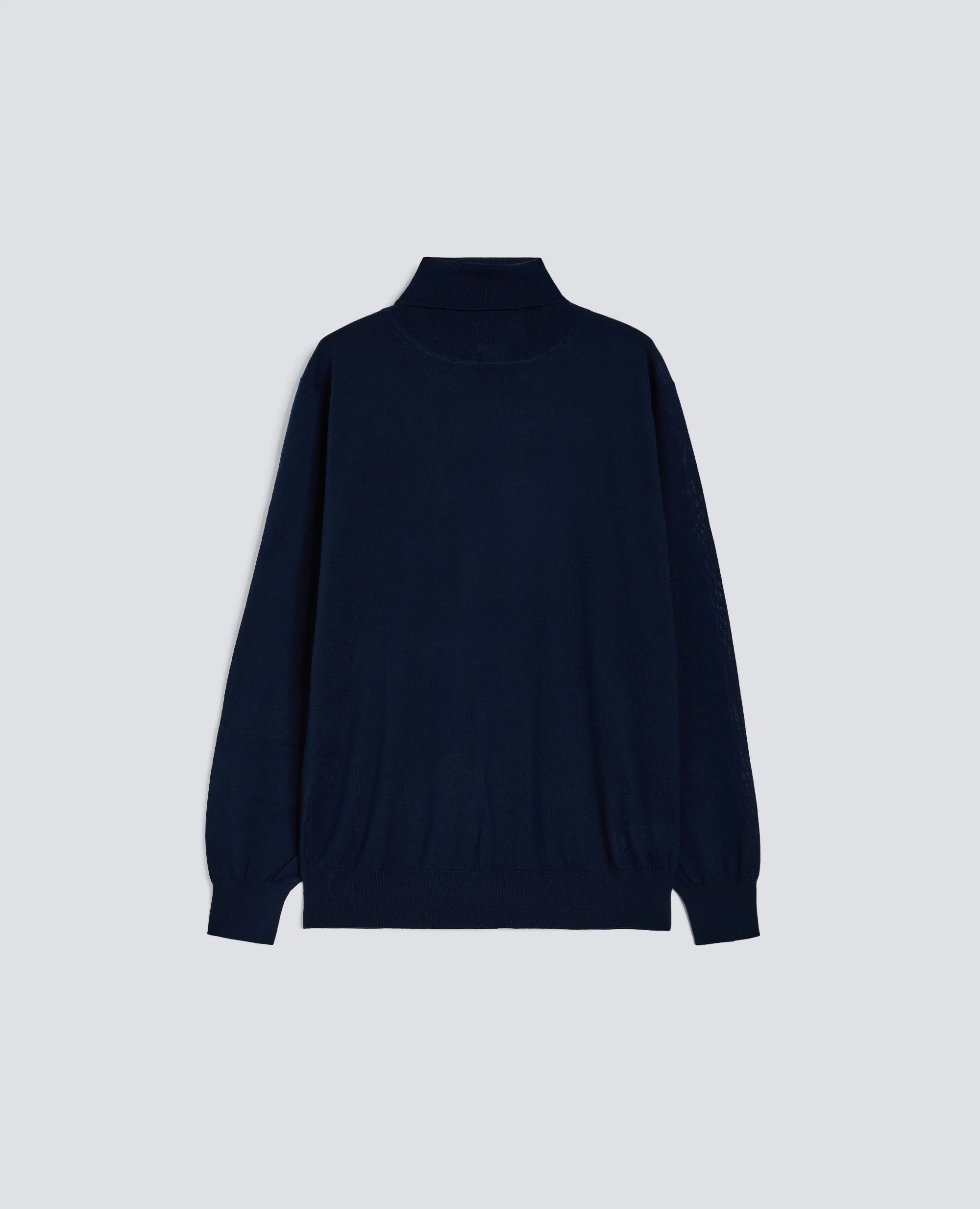 MAGLIA DOLCEVITA IN LANA MERINO - BLU