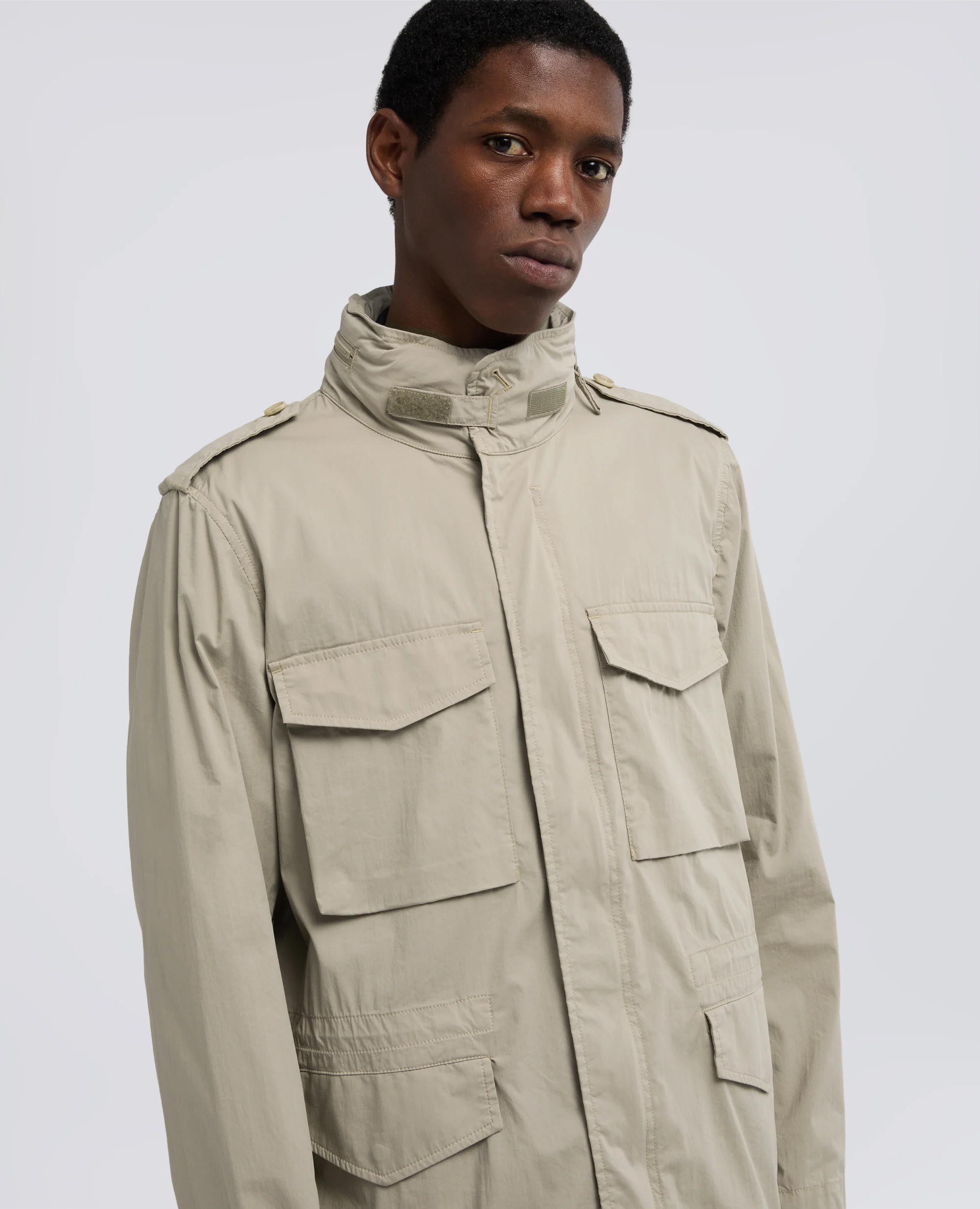 MINIFIELD COT IN POPELINE DI COTONE NYLON STRETCH - COLONIALE - Image 4