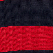 POLO IN COTONE A MANICHE CORTE - ROSSO/BLU - Image 5