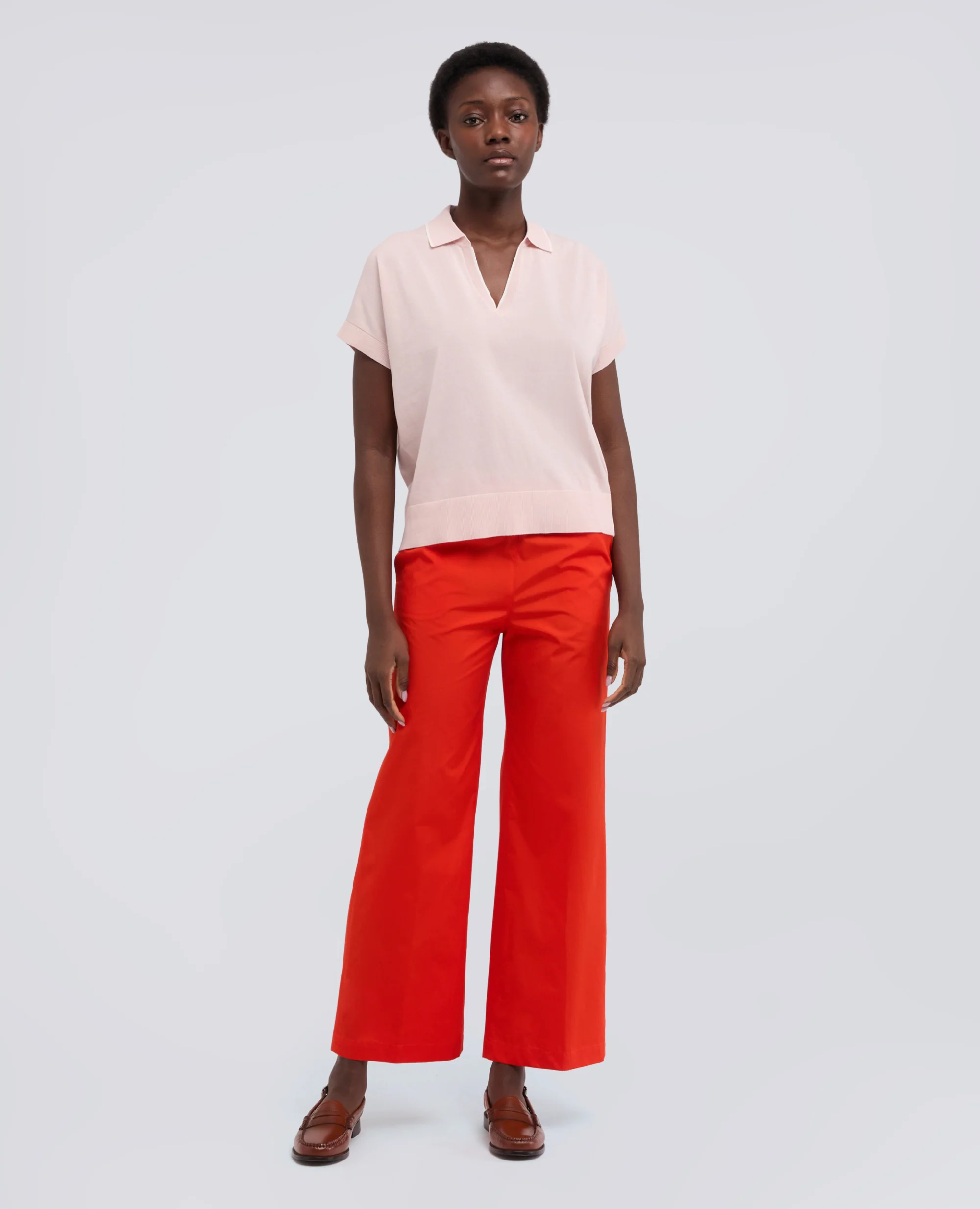 MAGLIA IN PURO COTONE - ROSA - Image 2