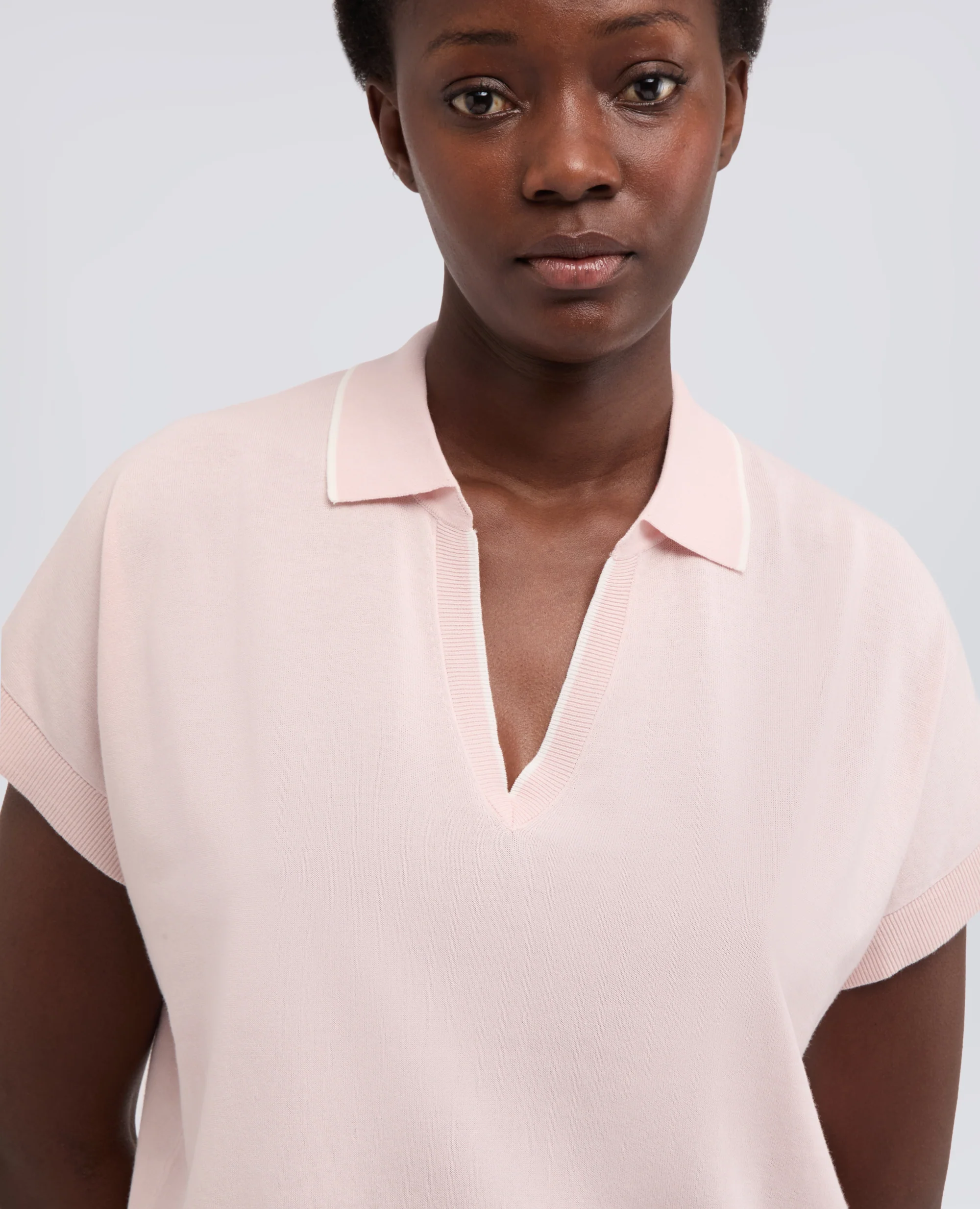 MAGLIA IN PURO COTONE - ROSA - Image 4