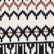 MAGLIA GIROCOLLO A MANICHE LUNGHE IN MISTO COTONE - FONDO NATURALE - Image 5