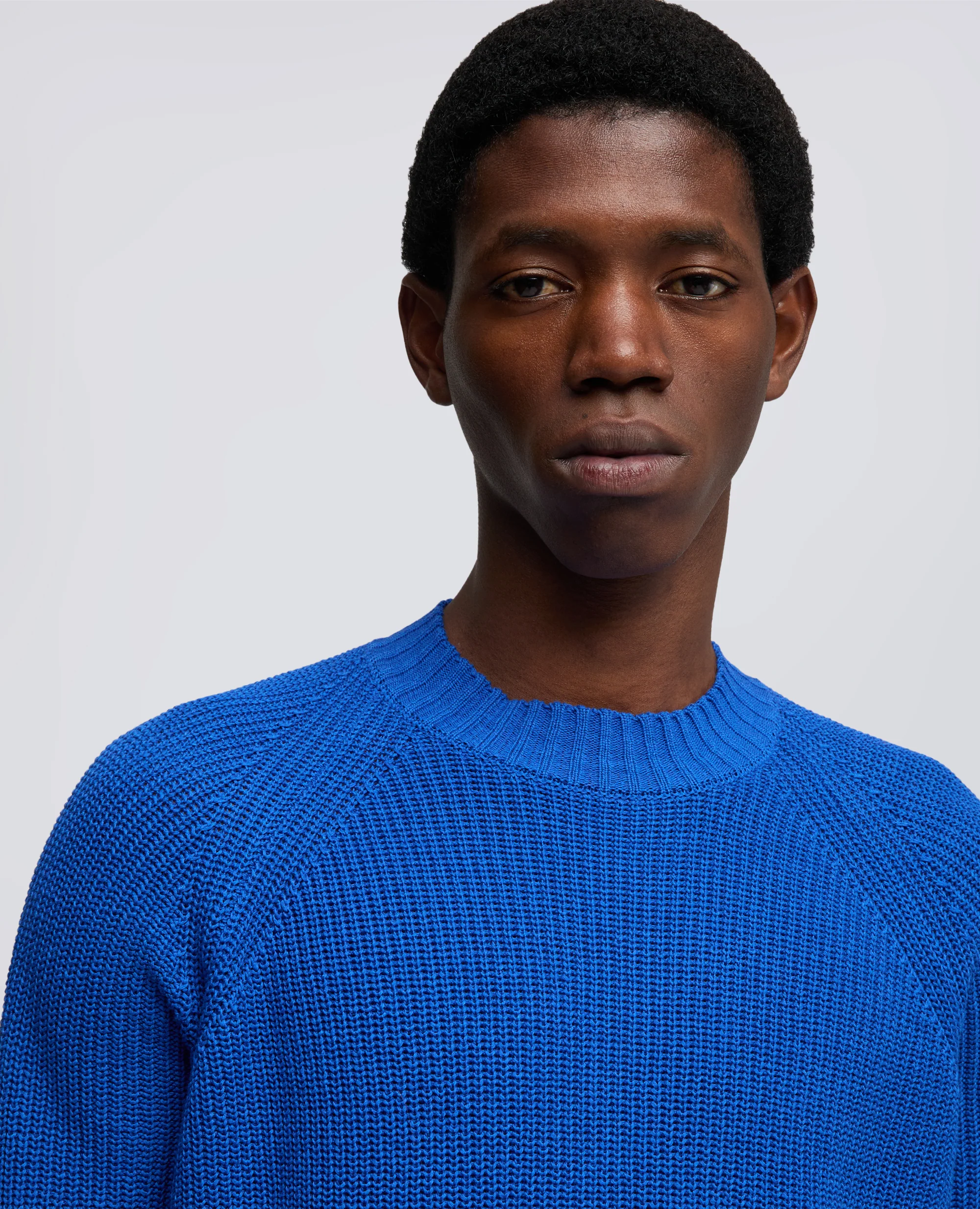 MAGLIA GIROCOLLO IN FILATO DI COTONE - BLUETTE - Image 4