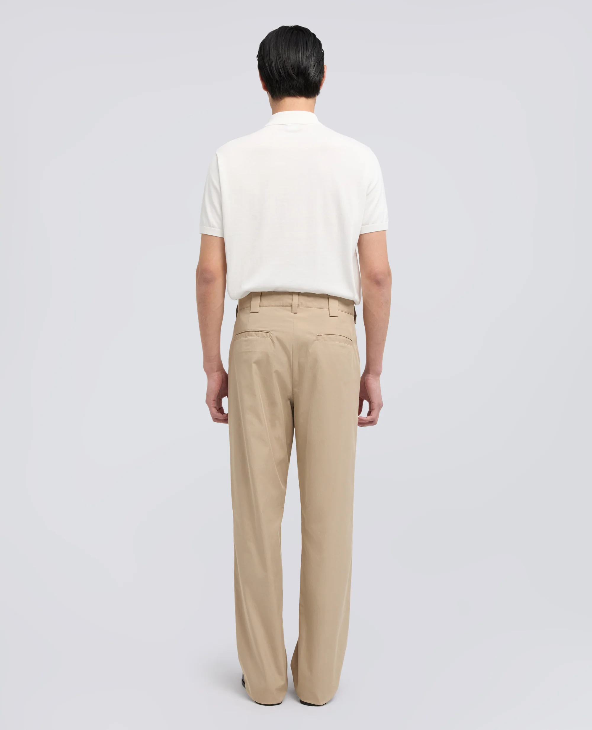 PANTALONE IN TWILL DI COTONE NYLON TINTO PEZZA - COLONIALE - Image 3