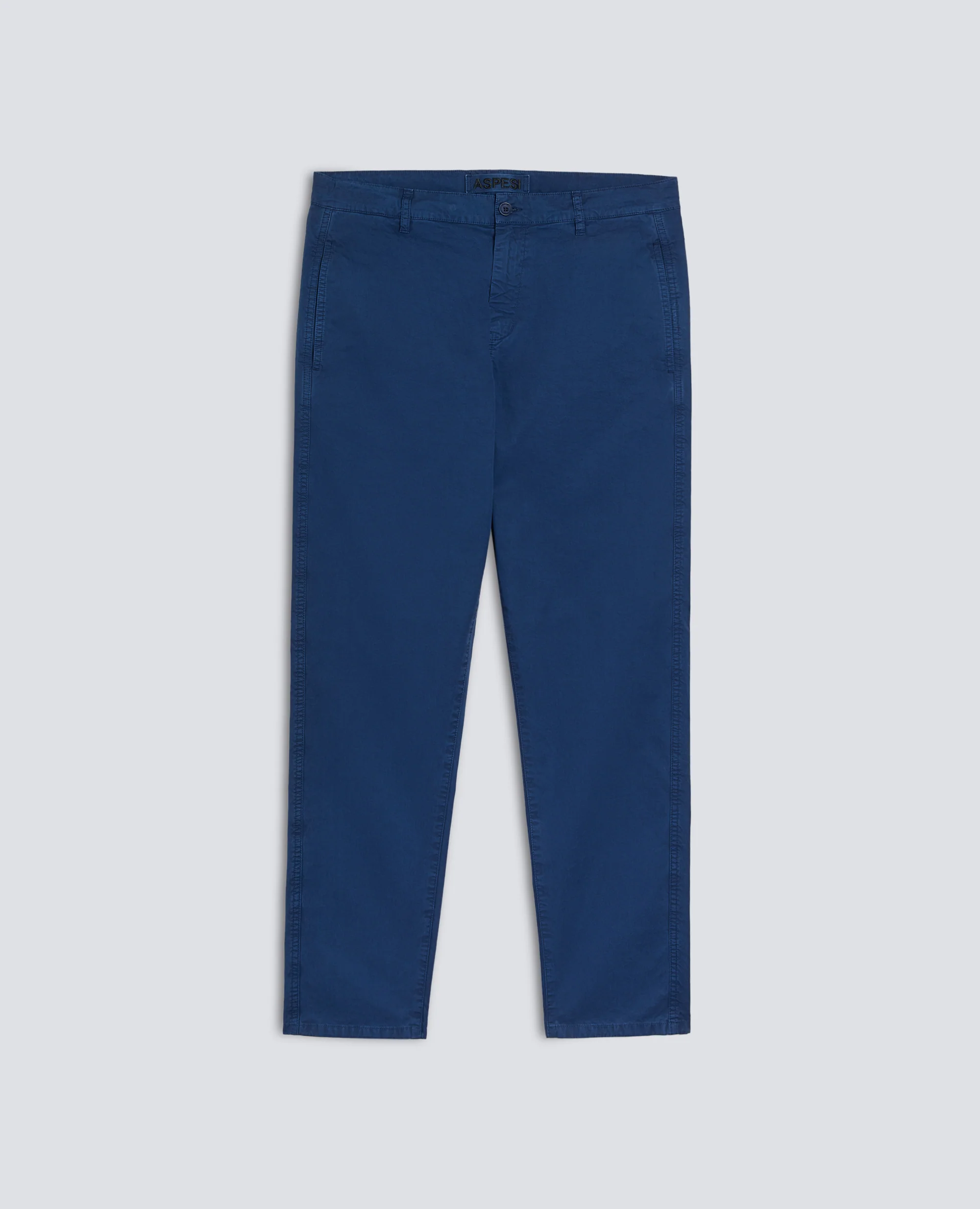 PANTALONE CHINO IN GABARDINA DI COTONE - AVIO
