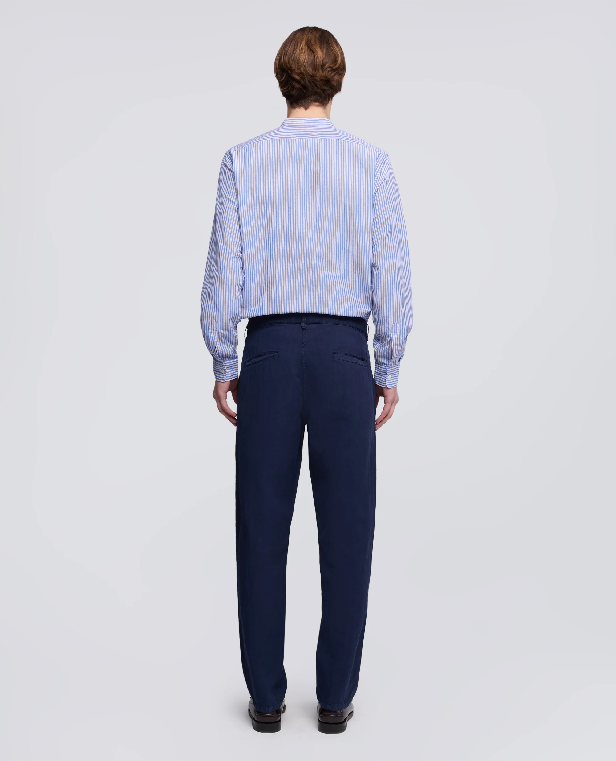 PANTALONE FUNZIONALE IN MISTO COTONE, LYOCELL E LINO - BLUETTE - Image 3