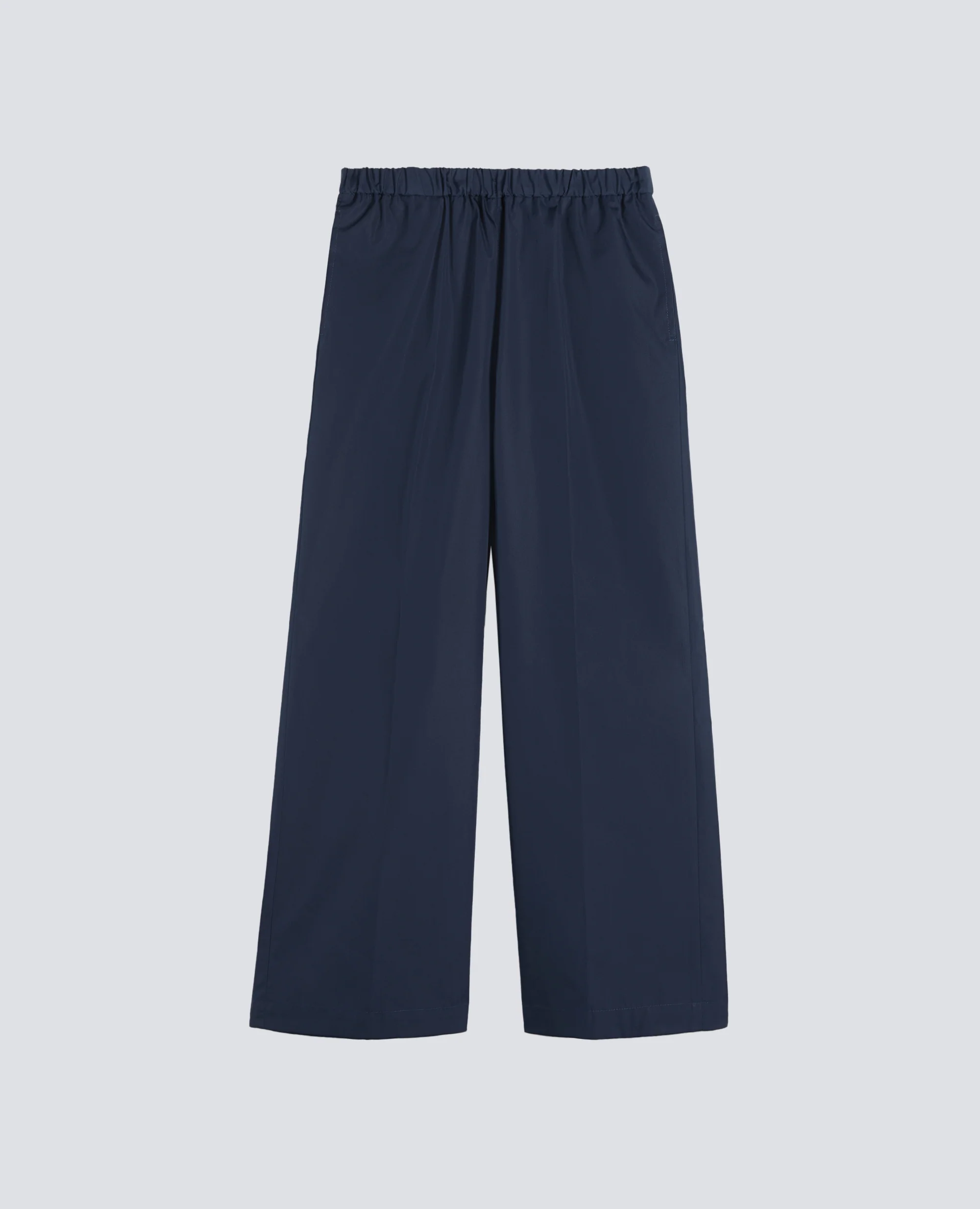 PANTALONE MOD.0128 IN POPELINE DI COTONE - NAVY