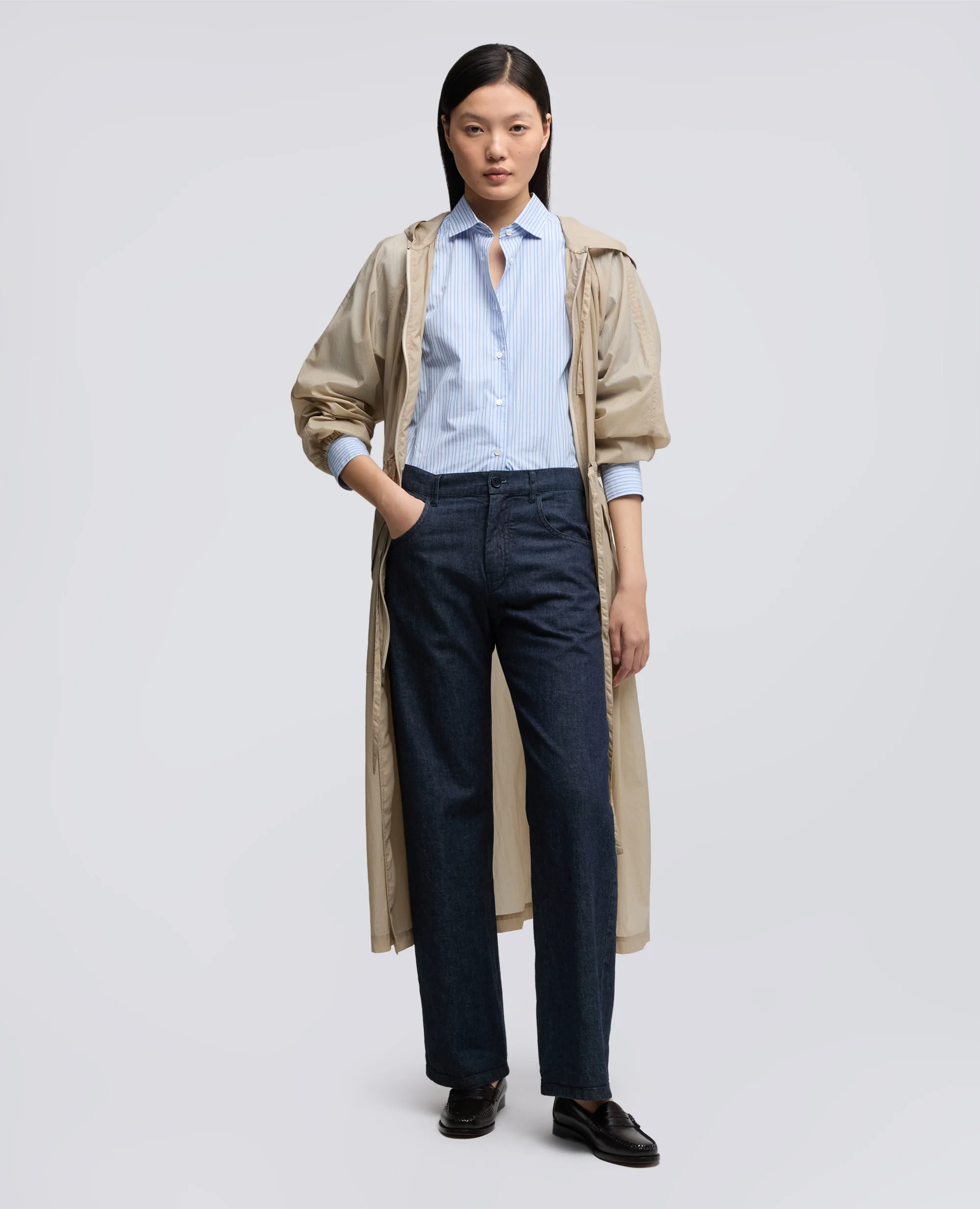 PARKA SFODERATO IN NYLON - SABBIA - Image 2