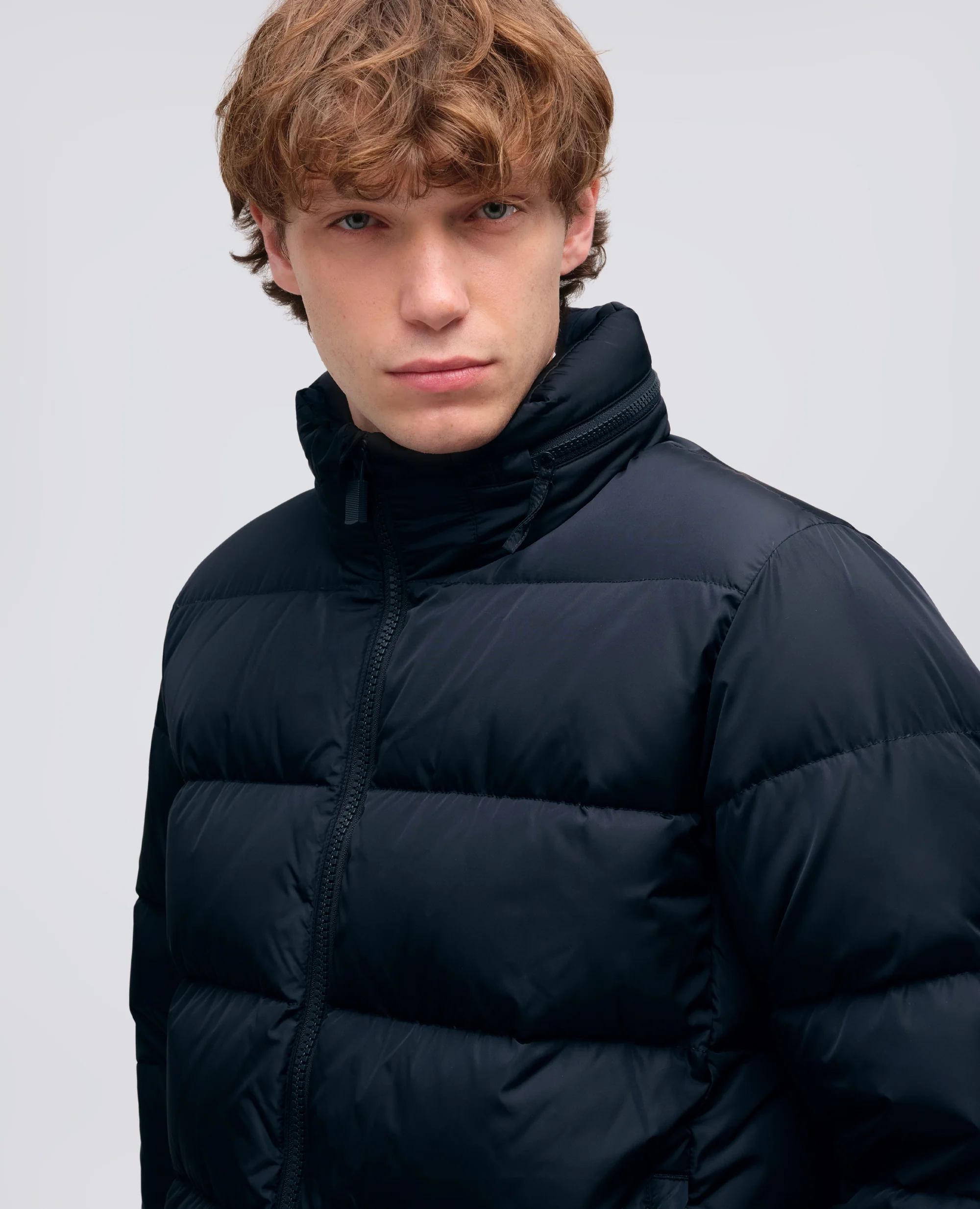 PIUMINO POCOELASTICO RE IN NYLON - NAVY - Image 4
