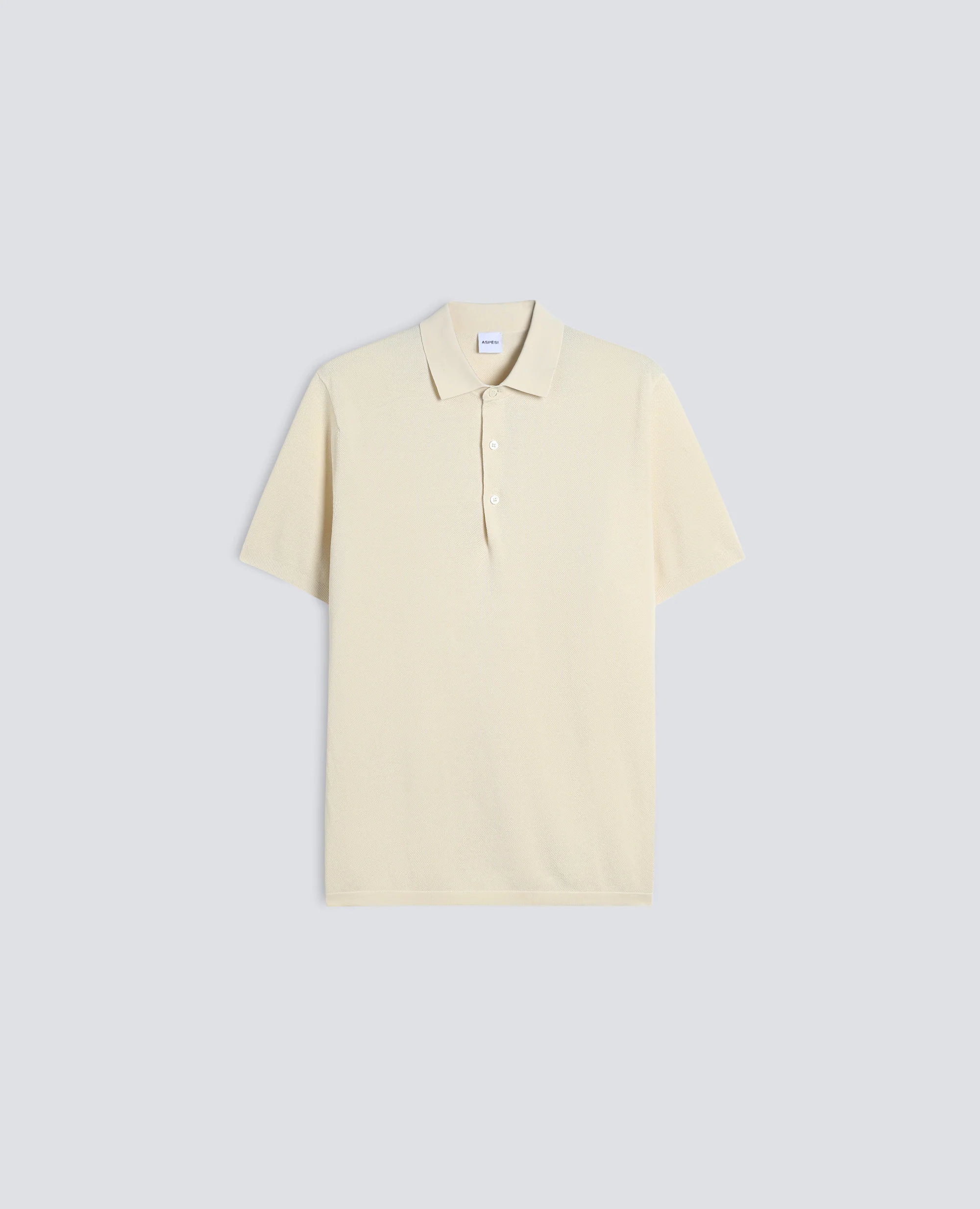 POLO IN COTONE TINTO CAPO - NATURALE