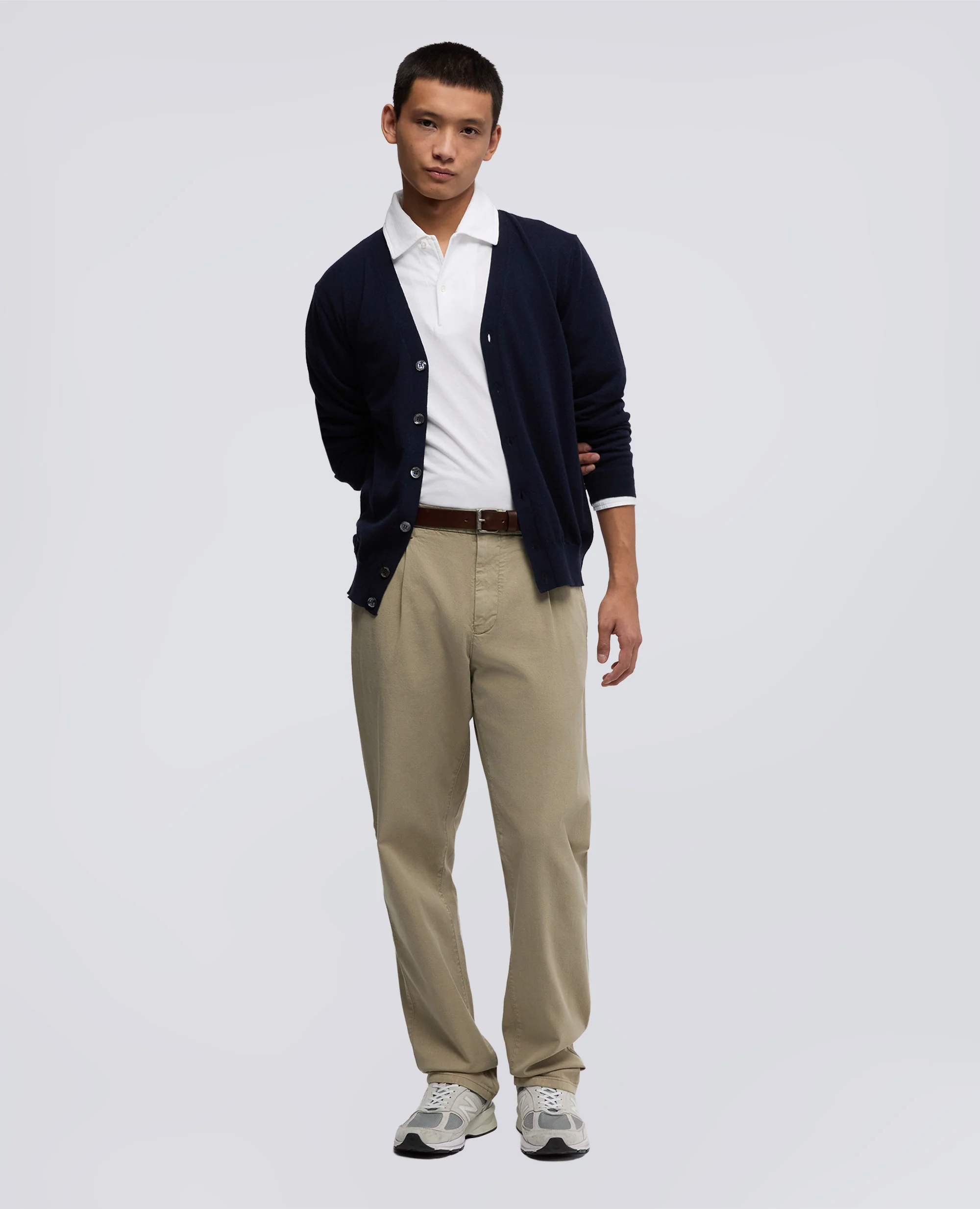 POLO LUIGI IN JERSEY DI COTONE - BIANCO - Image 2