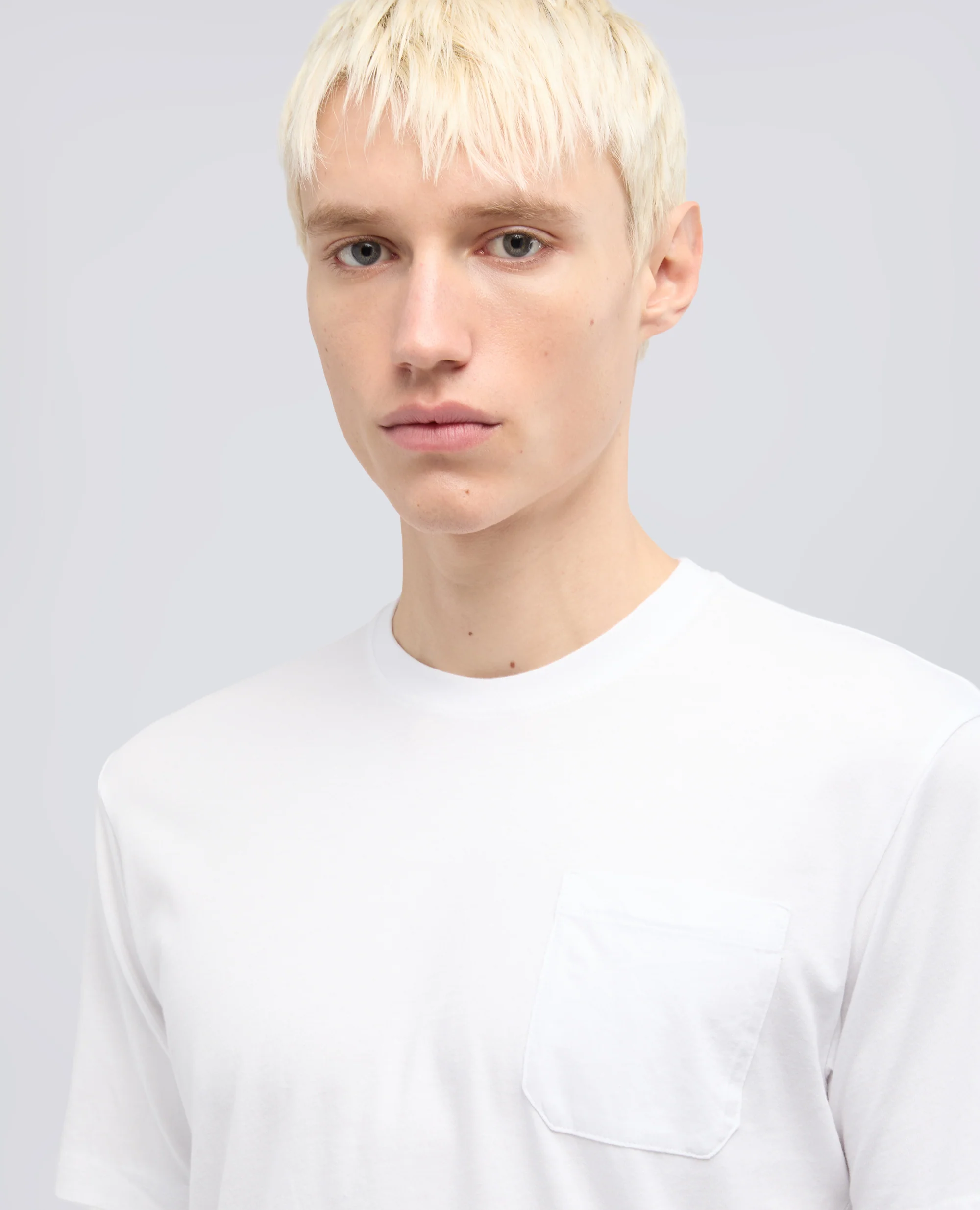 T-SHIRT IN JERSEY DI COTONE - BIANCO - Image 4