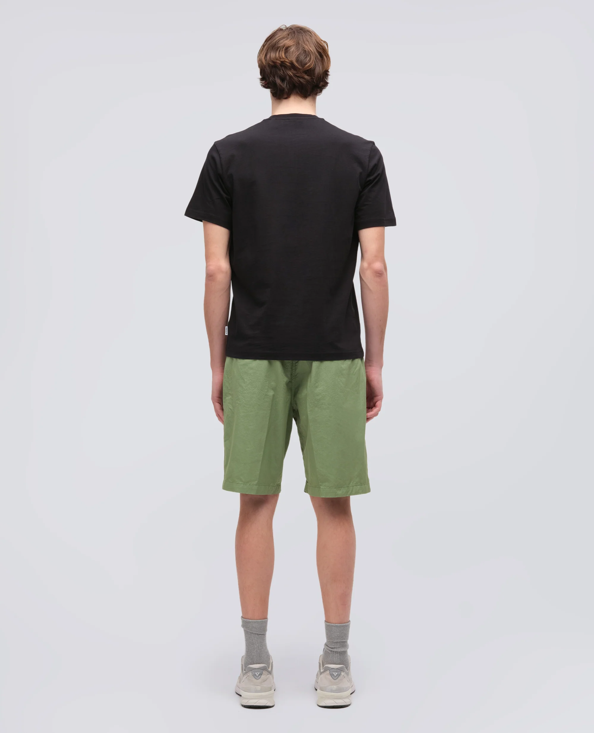 T-SHIRT IN JERSEY DI COTONE - NERO - Image 3